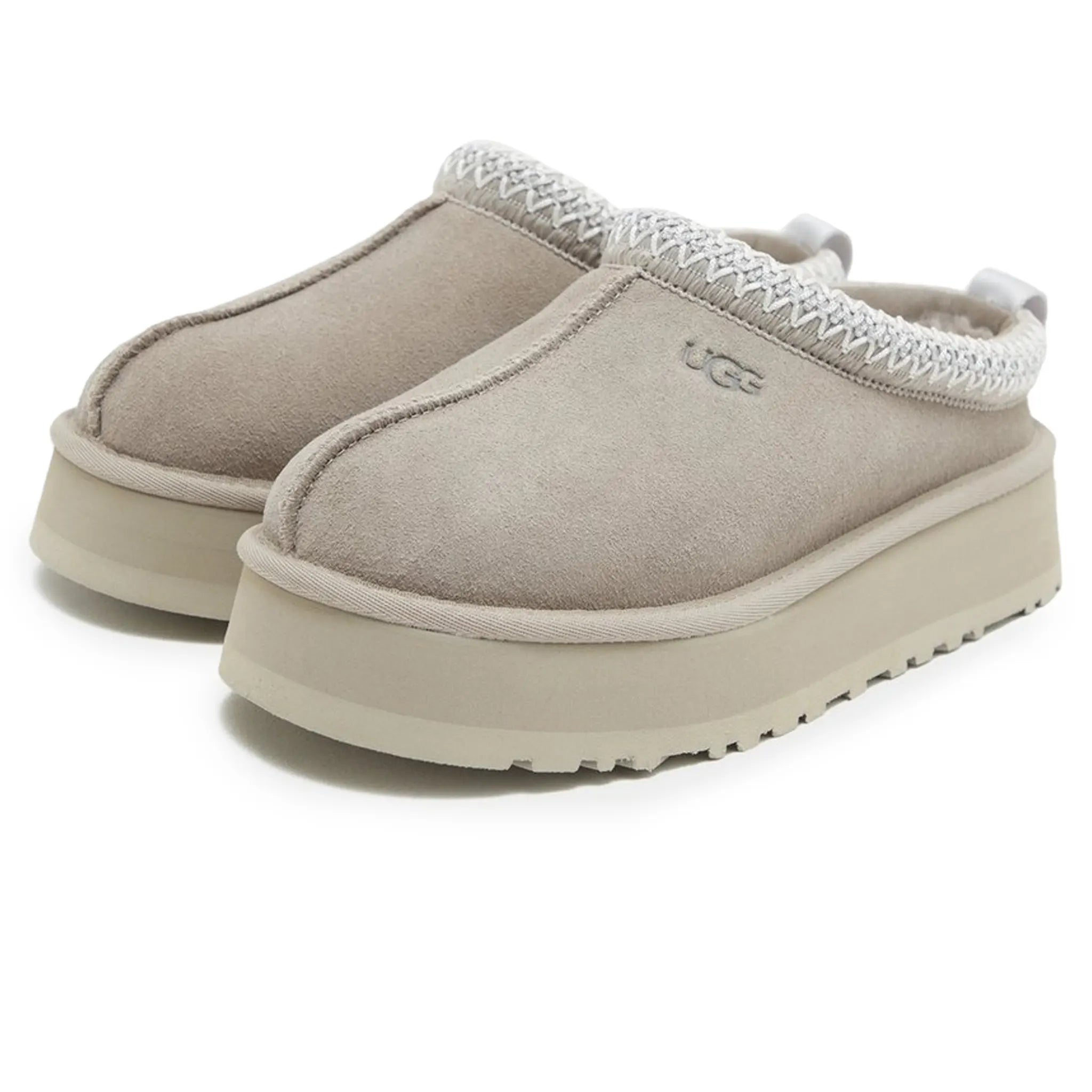 UGG Tazz Platform Pumice Slippers for Women - Cozy Indoor/Outdoor House Shoes with Arch Support - Perfect for Home, Lounge & Winter Comfort
