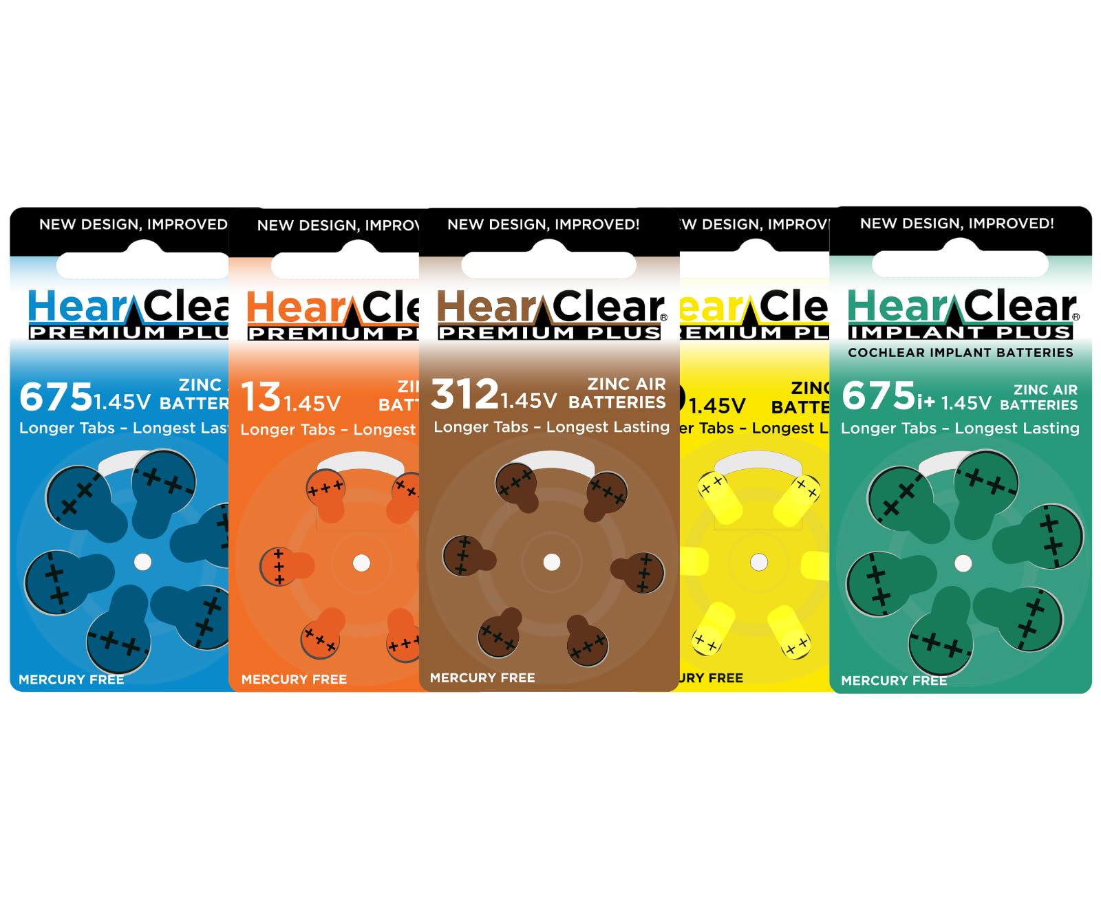 675P PR44SP Cochlear Implant 1.45V Hearing Aid Batteries - 300 Pack | Long-Lasting Power for Hearing Devices | Perfect for Cochlear Implants, Hearing Aids & Assistive Listening Devices