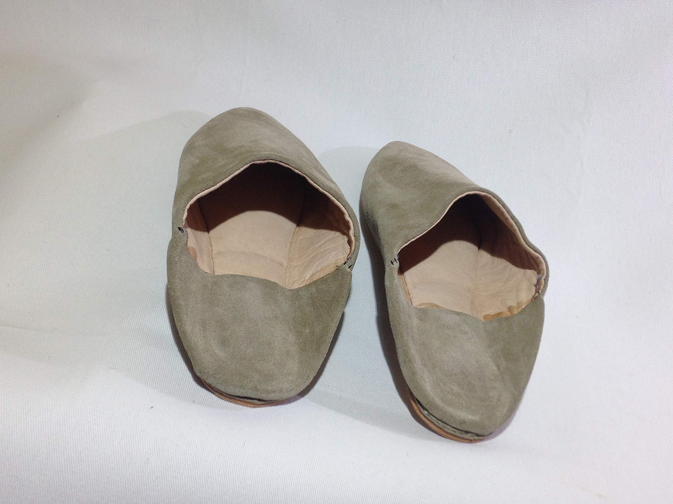 Women's Suede House Slippers with Memory Foam - Beige Indoor/Outdoor Mule Slippers for Comfort & Warmth - Perfect for Bedroom, Lounge & Backyard Use