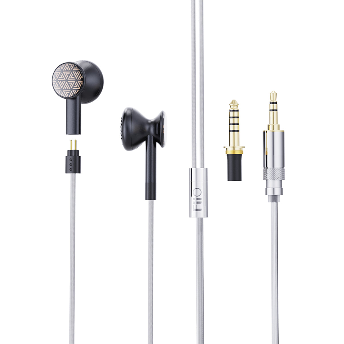 FiiO FF3S High-Fidelity Dynamic In-Ear Earphones with Deep Bass - Perfect for Audiophiles, Music Lovers & Gaming Enthusiasts