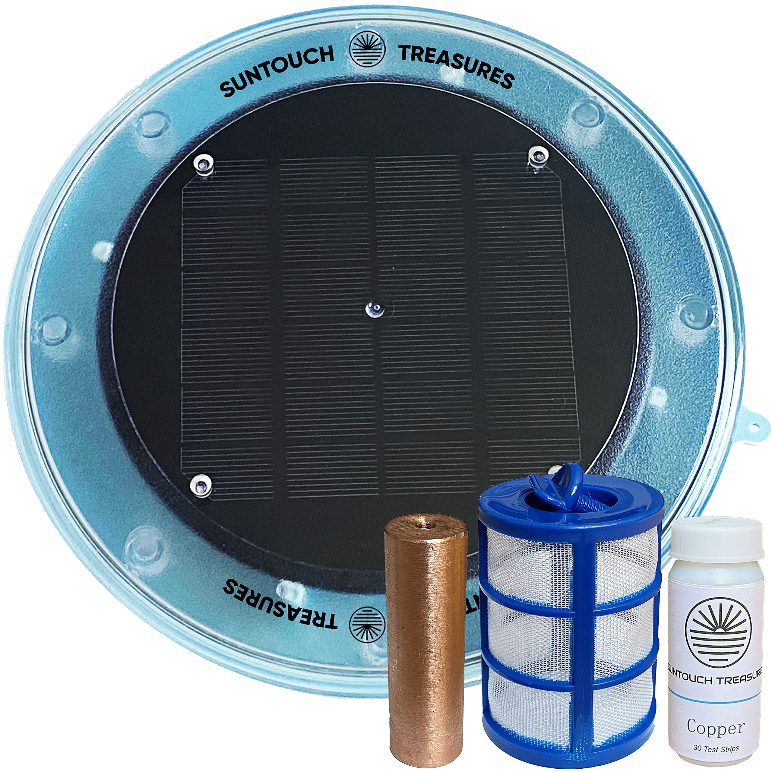 Solar Pool Ionizer with Copper Anode - Standard Capacity Replacement for Pool Maid Systems | Eco-Friendly Water Purification for Swimming Pools & Spas