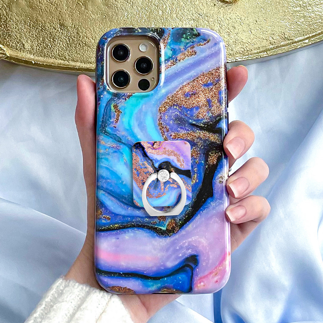 Sparkly Galaxy Glitter iPhone Case - Protective & Stylish Cover for iPhone 13/14/15 - Perfect for Parties, Night Out & Everyday Use