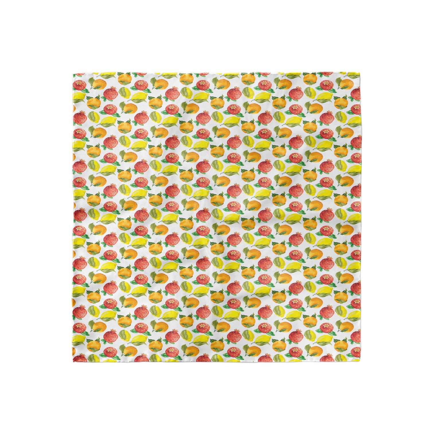 Ambesonne Fruit Head Scarf - Watercolor Citrus Pomegranate Hair Wrap & Bandana for Women - Perfect for Beach, Yoga, Travel and Fashion Accessories