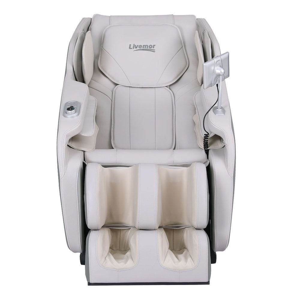 Livemor Electric Massage Chair with Recliner - Full Body Shiatsu Massage for Home & Office Relaxation - Perfect for Stress Relief, Back Pain, and Muscle Recovery