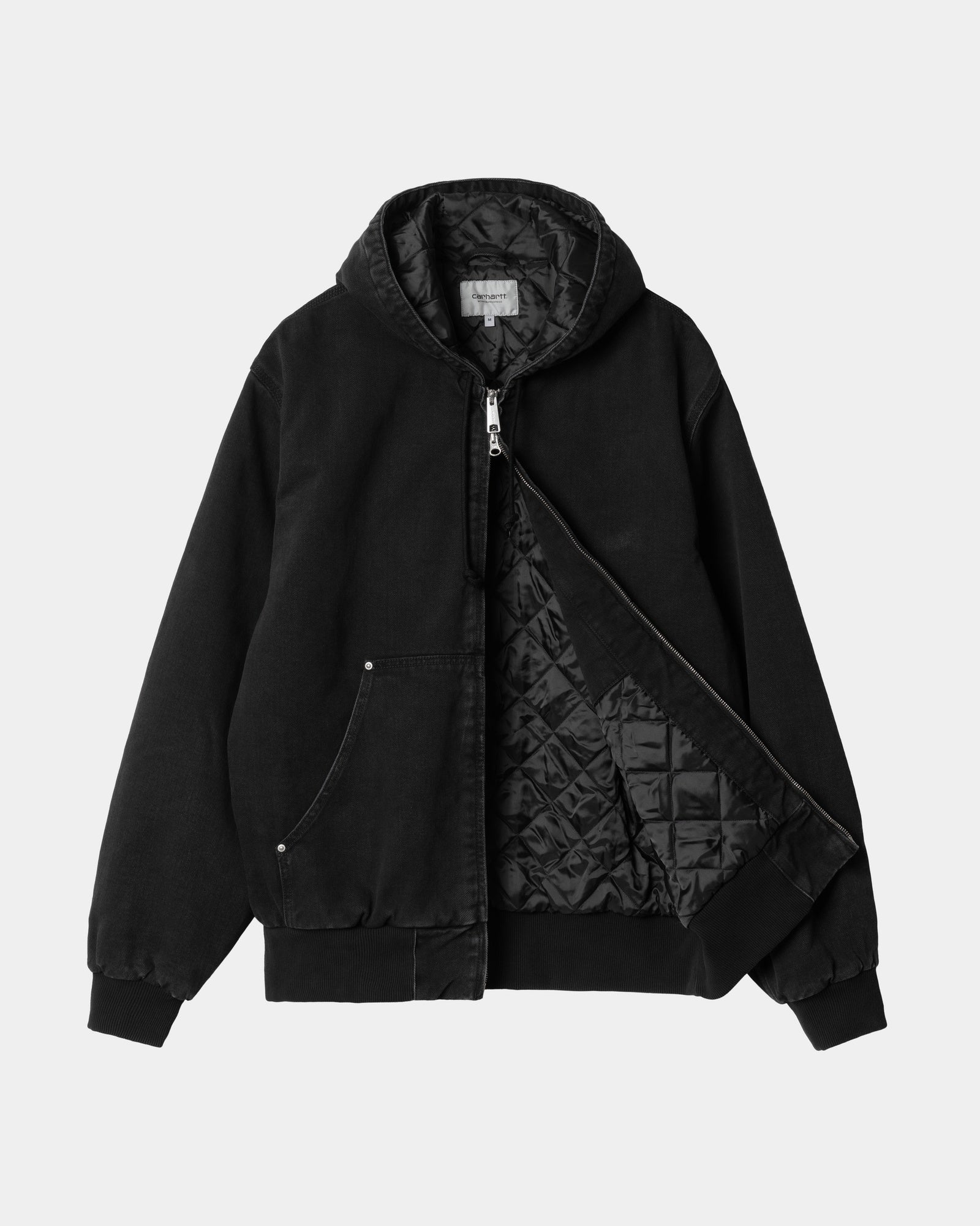OG Active Rivet Jacket - Black Stone Washed Men's Vintage Denim Jacket for Casual Wear & Outdoor Adventures