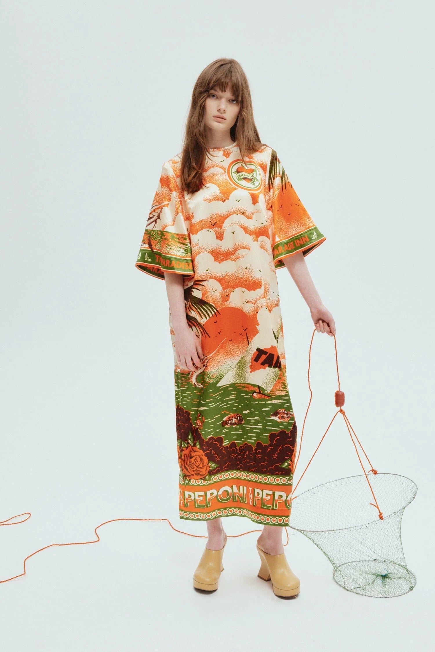 Bungalow Midi Dress for Women - Flowy Summer Casual Dress with Pockets | Perfect for Beach, Vacation, and Everyday Wear
