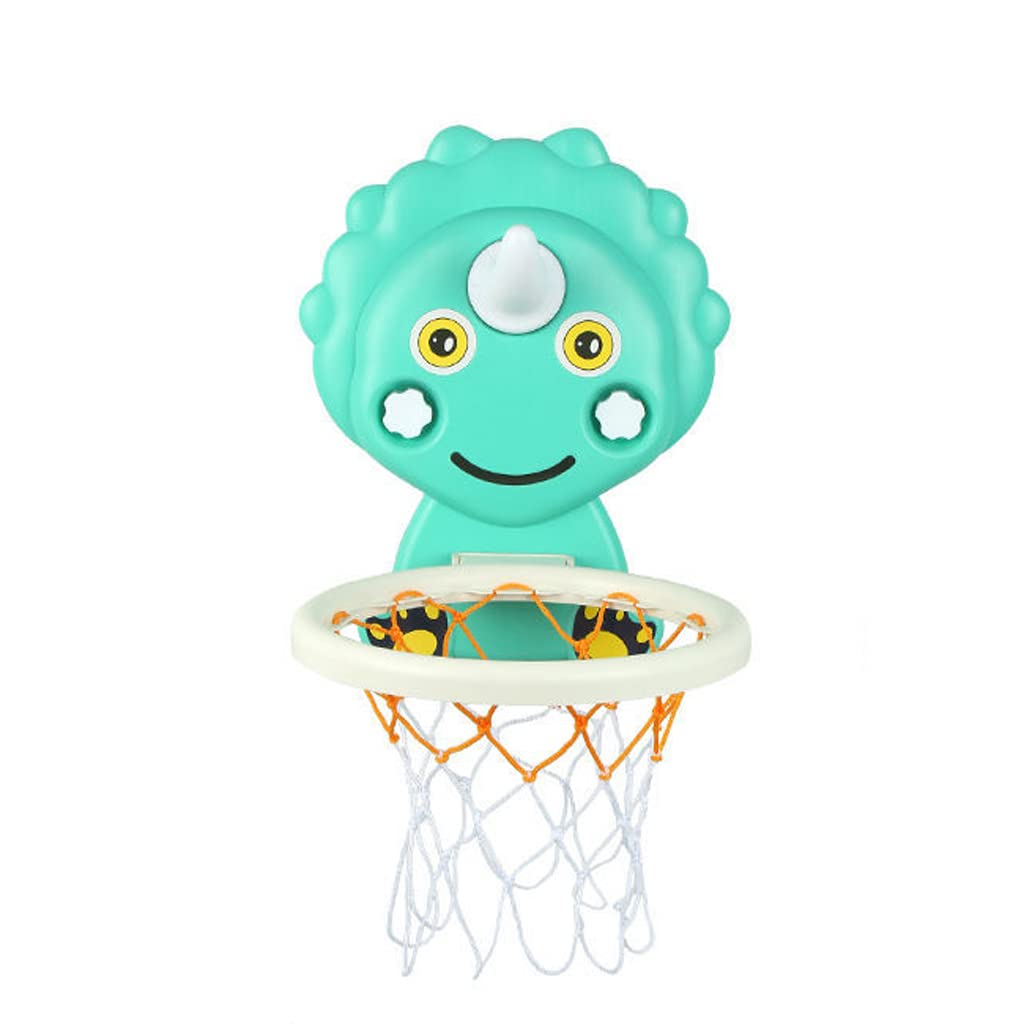 ZXIN 2-in-1 Foldable Wall Mounted Basketball Hoop & Ring Toss Game with Net, Ball & Pump - Perfect Indoor/Outdoor Sports Gift for Kids Boys & Girls - Great for Backyard Play, Birthday Parties & Family Fun Activities