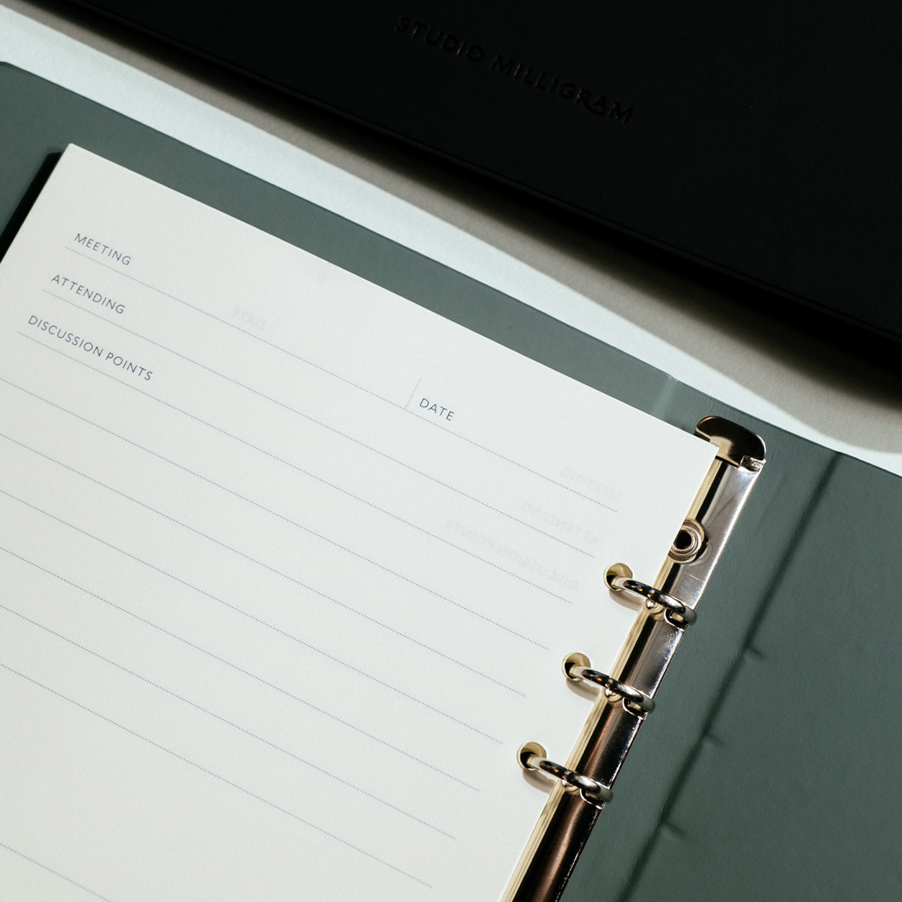 Professional A4 Meeting Binder Insert - Organizer for Business, Office & School Use | Perfect for Presentations, Reports & Document Storage