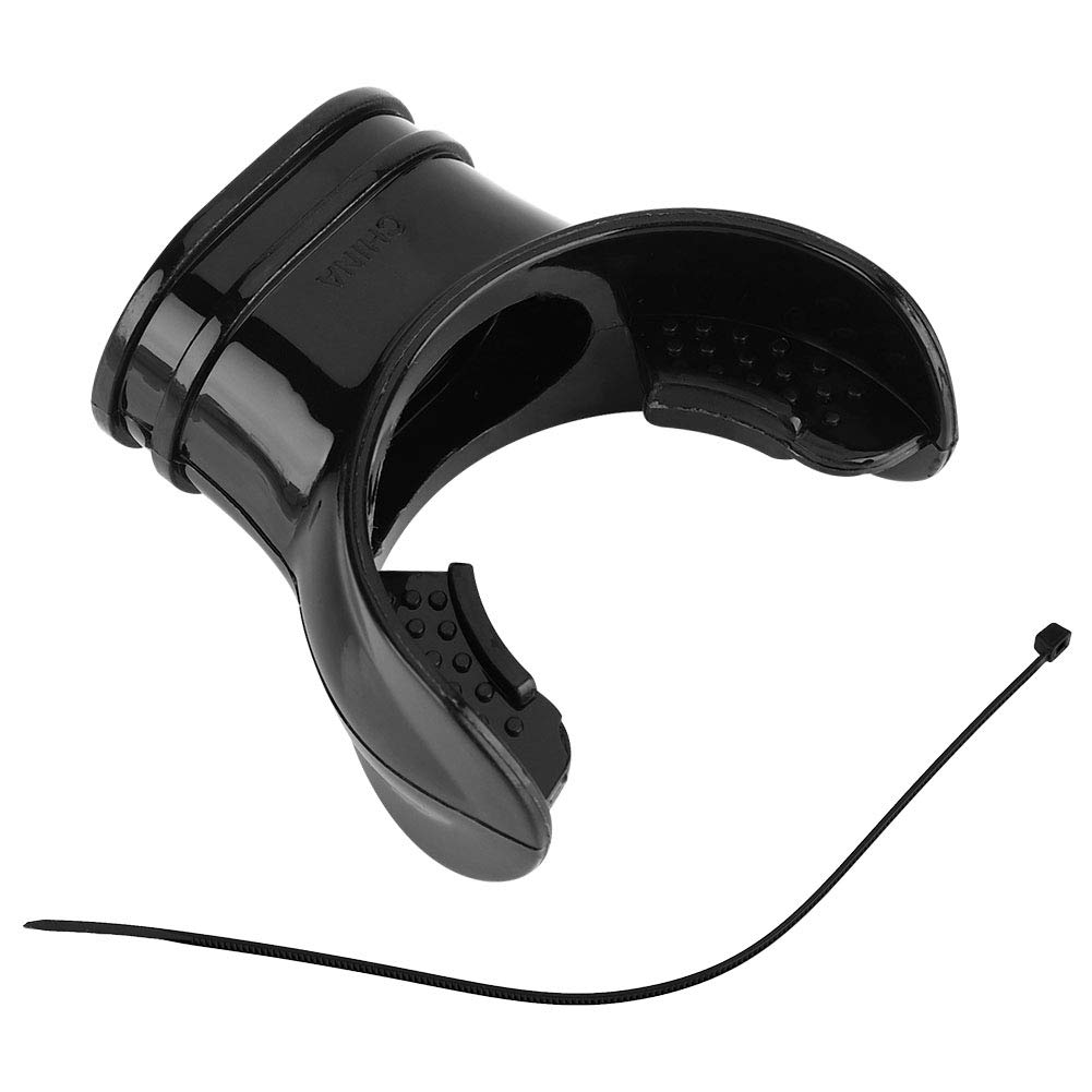POCREATION Disposable Diving Bite Mouthpiece - Safe & Standard Scuba Gear for Snorkeling, Swimming & Water Sports - Perfect Gift for Divers & Water Enthusiasts (Black)