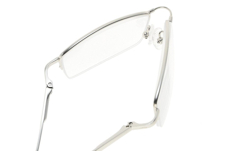 Eyekepper Memory Titanium Bridge Computer Glasses - 50% Blue Light Blocking, Amber Tinted Lenses for Reading & Digital Screen Use - Perfect for Office Work, Gaming & Nighttime Reading