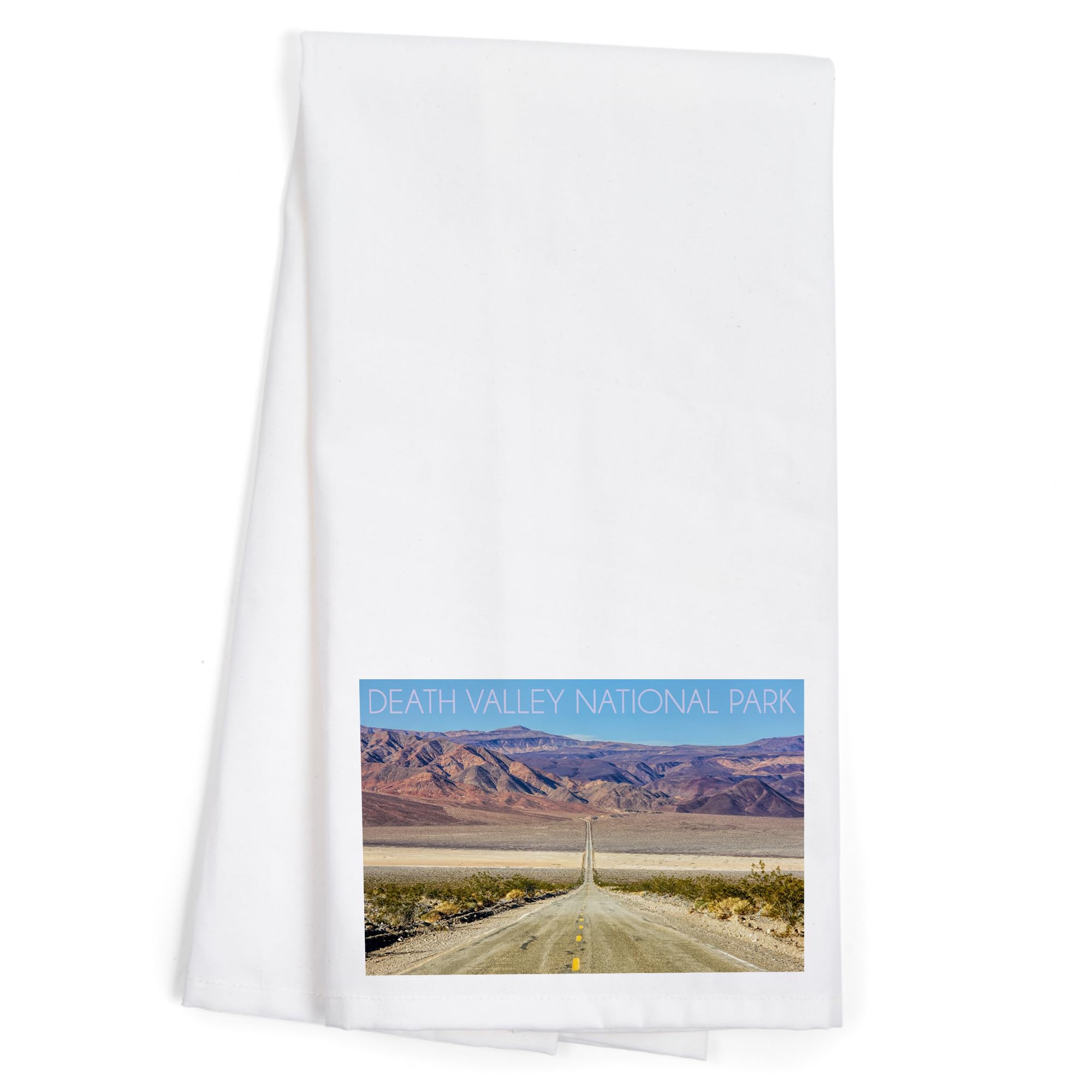 Lantern Press Death Valley National Park Cotton Tea Towel - 100% Cotton Decorative Hand Towel for Kitchen & Home Decor - Perfect for Gifts, Dish Drying, and Farmhouse Style Decor