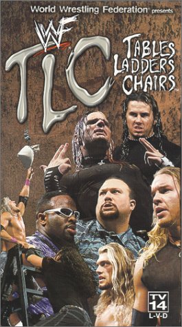 WWF: TLC - Tables Ladders & Chairs VHS Wrestling Classic - Perfect for Wrestling Fans & Nostalgic Collectors - Great for Movie Nights & Sports Memorabilia Displays
