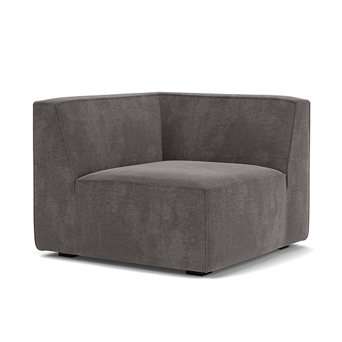 1-Seater Right Corner Modular Sofa in Durable Dane Fabric - Perfect for Small Apartments, Living Rooms & Cozy Spaces
