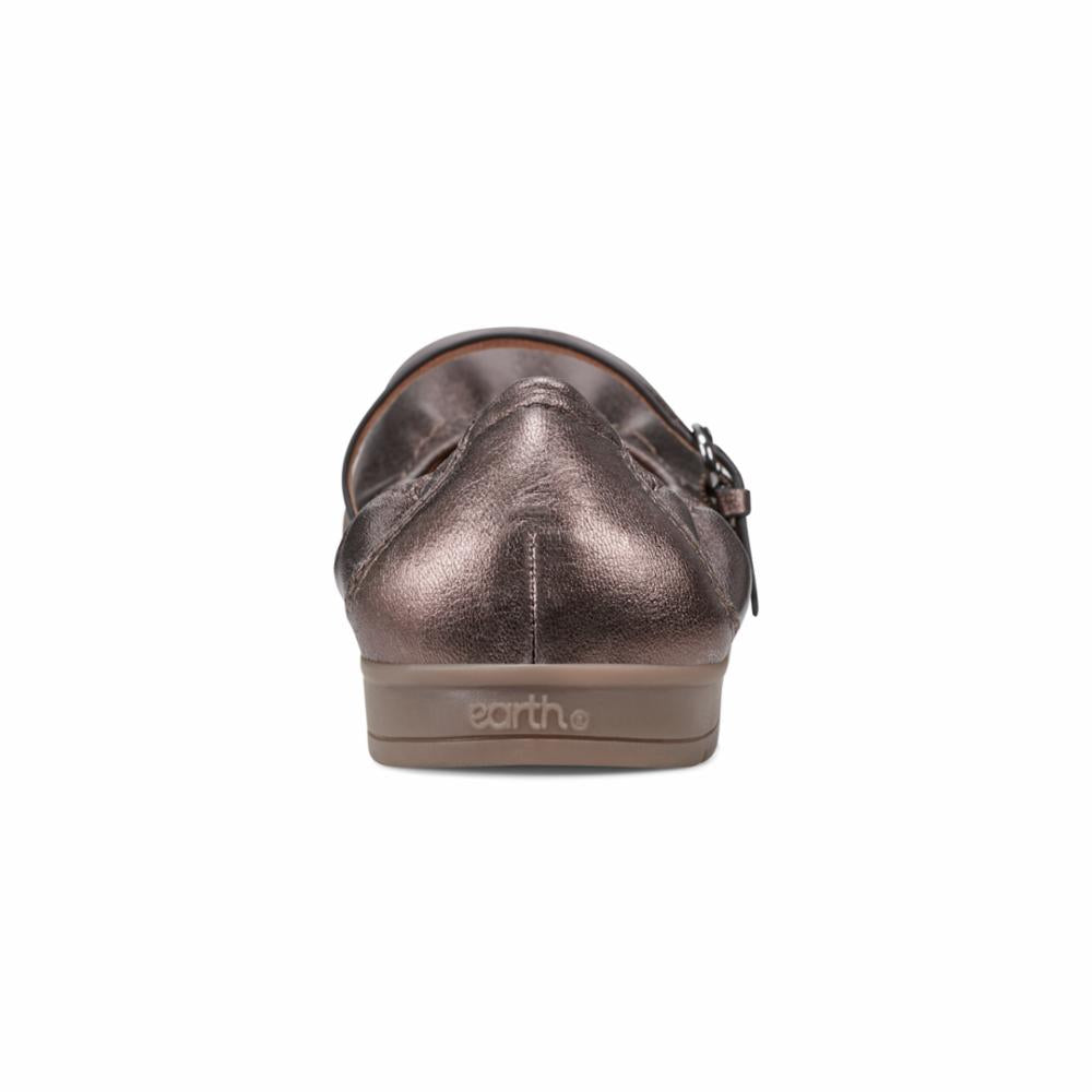 Earth Women's Korvino Metallic Wedge Sandals - Comfortable Summer Casual Shoes for Walking, Beach & Outdoor Activities