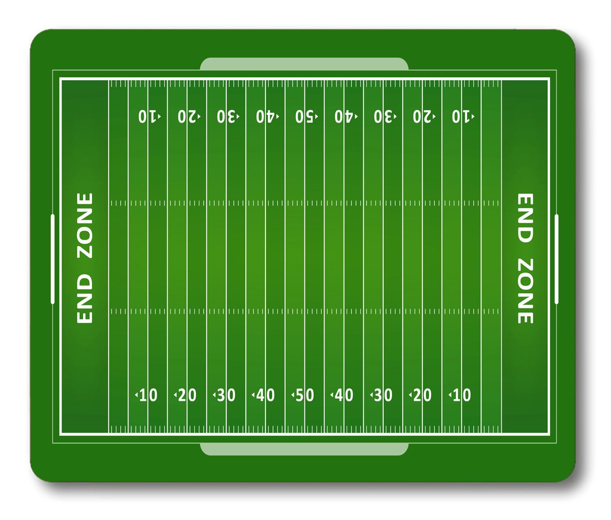 Custom American Football Field Mouse Pad - Non-Slip Rubber Gaming Mousepad for PC & Laptop | Perfect for Football Fans & Gamers | Office & Home Desk Accessory