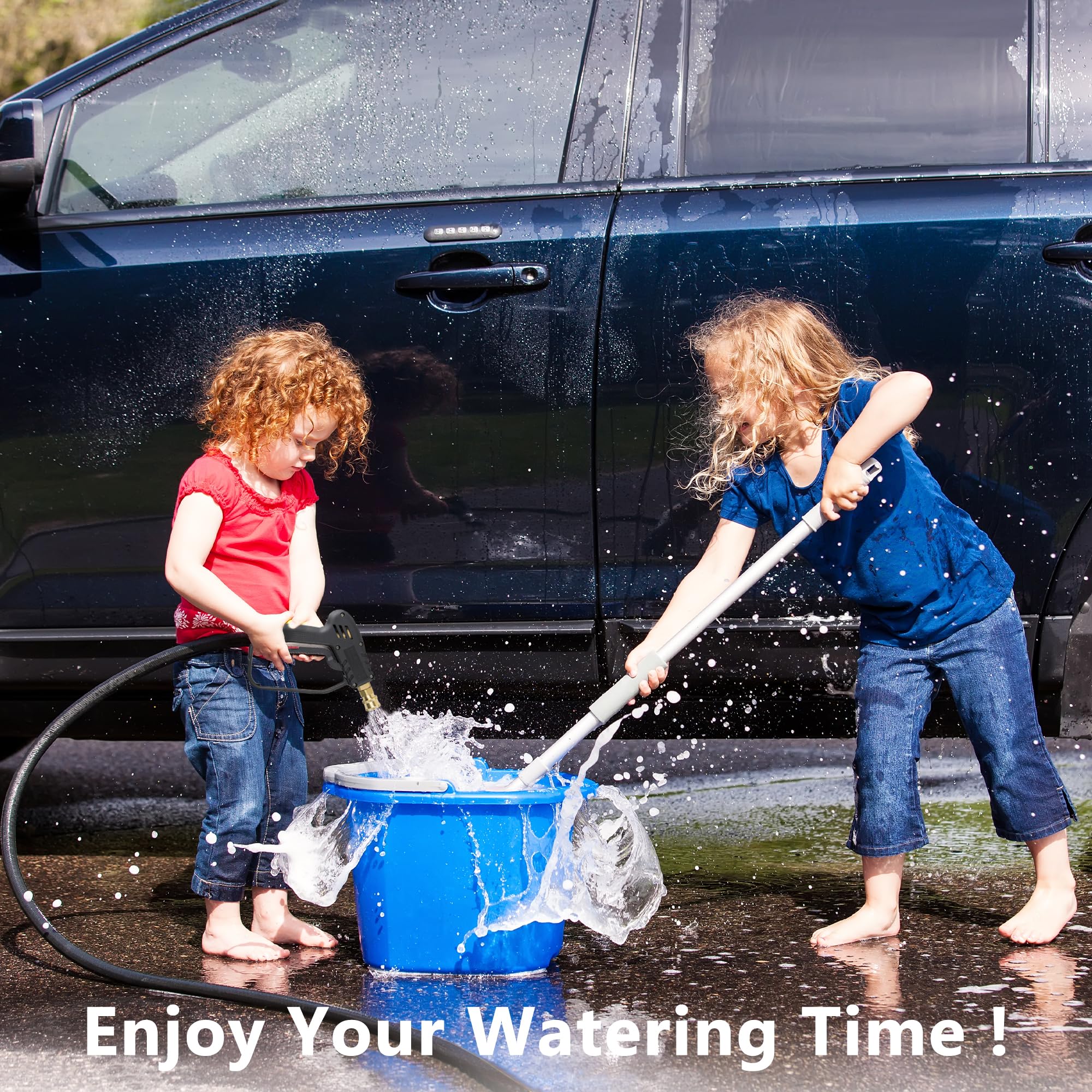Ufixed 25FT 3300 PSI Pressure Washer Hose - Lightweight & Durable for Outdoor Cleaning