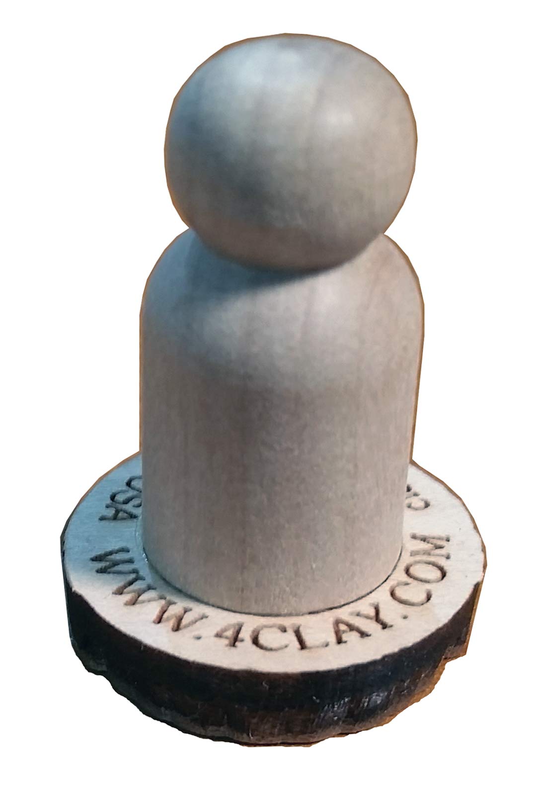 Handcrafted SOCWELL LLC Tree of Life Clay Stamp - 1 Inch (25mm) Fine Maple Wood - Made in USA (SD638) - Perfect for Pottery, Ceramics & DIY Crafts