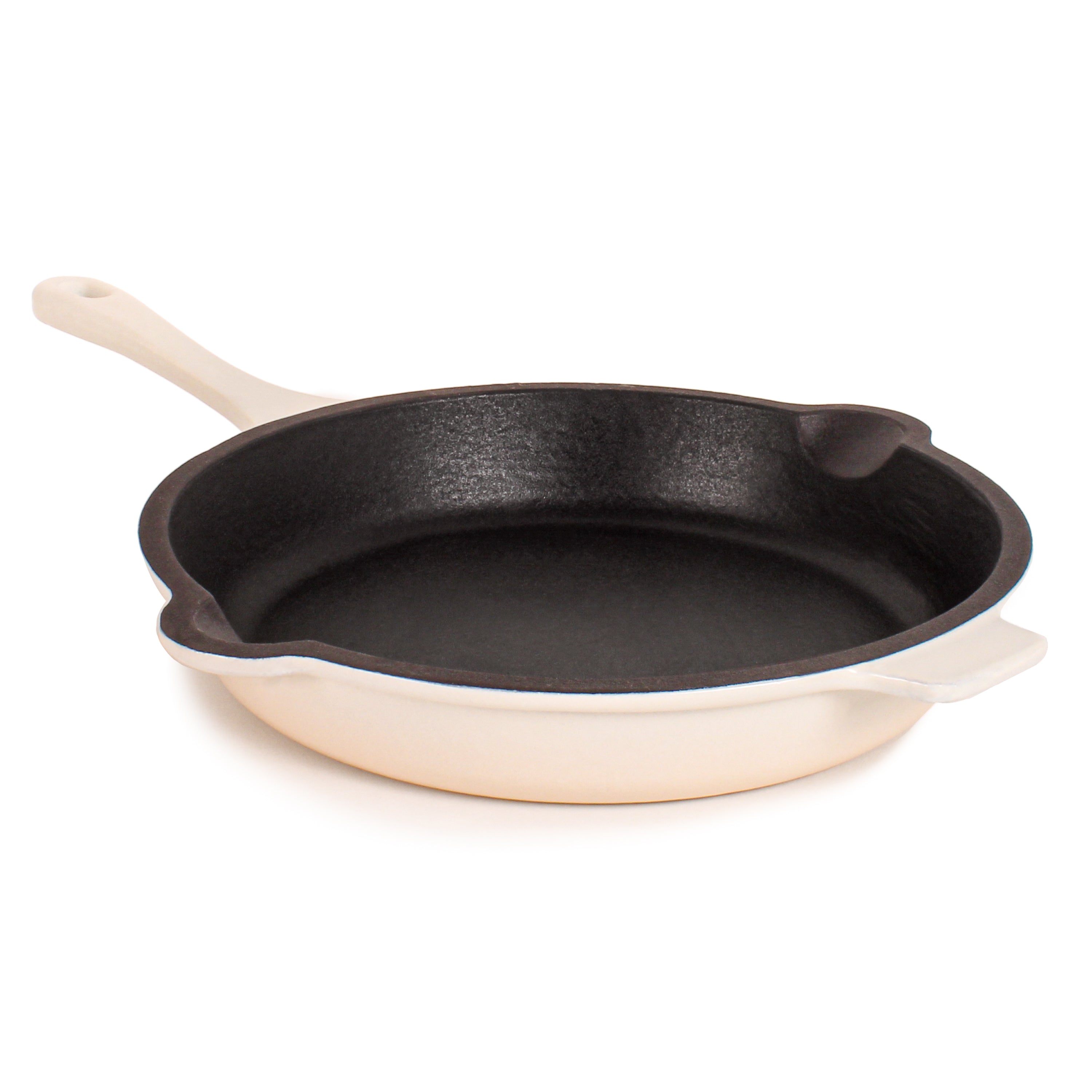 BergHOFF Neo Cast Iron Fry Pan 10 Inch - Pre-Seasoned Skillet for Even Heat Distribution - Perfect for Searing, Frying & Baking - Ideal for Stovetop, Oven & Grill Use