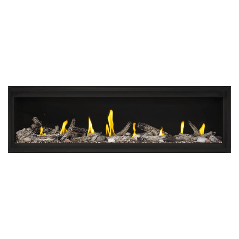 Napoleon Luxuria 62 Linear Direct Vent Gas Fireplace - LVX62NX | Modern Indoor Heating Solution for Living Rooms & Bedrooms