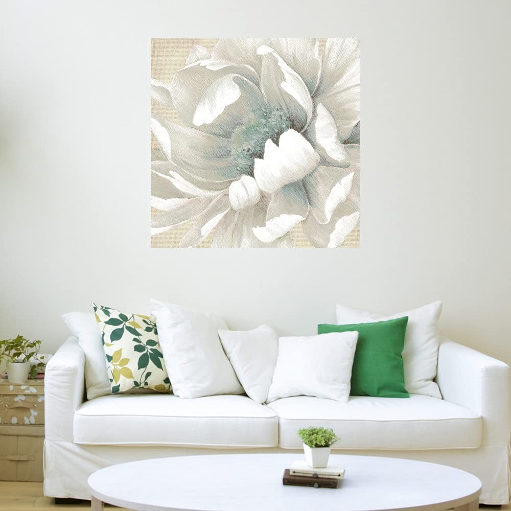 Botanical Wall Art Canvas - Winter Blooms II by Carol Robinson | 22x22 Inch Floral Bathroom Decor, Plant Pictures for Bedroom & Living Room | Modern Home Decor for Spa, Office & Nursery