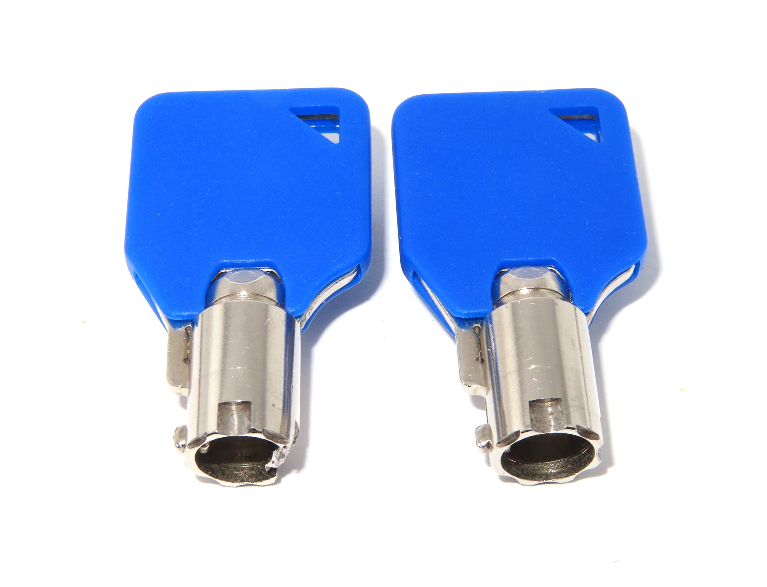 Replacement A2004 Keys with Blue Caps for Milwaukee, Steel Glide, Husky Toolbox & Tool Chest - Perfect for Home Garage, Workshop, and Professional Tool Storage Organization