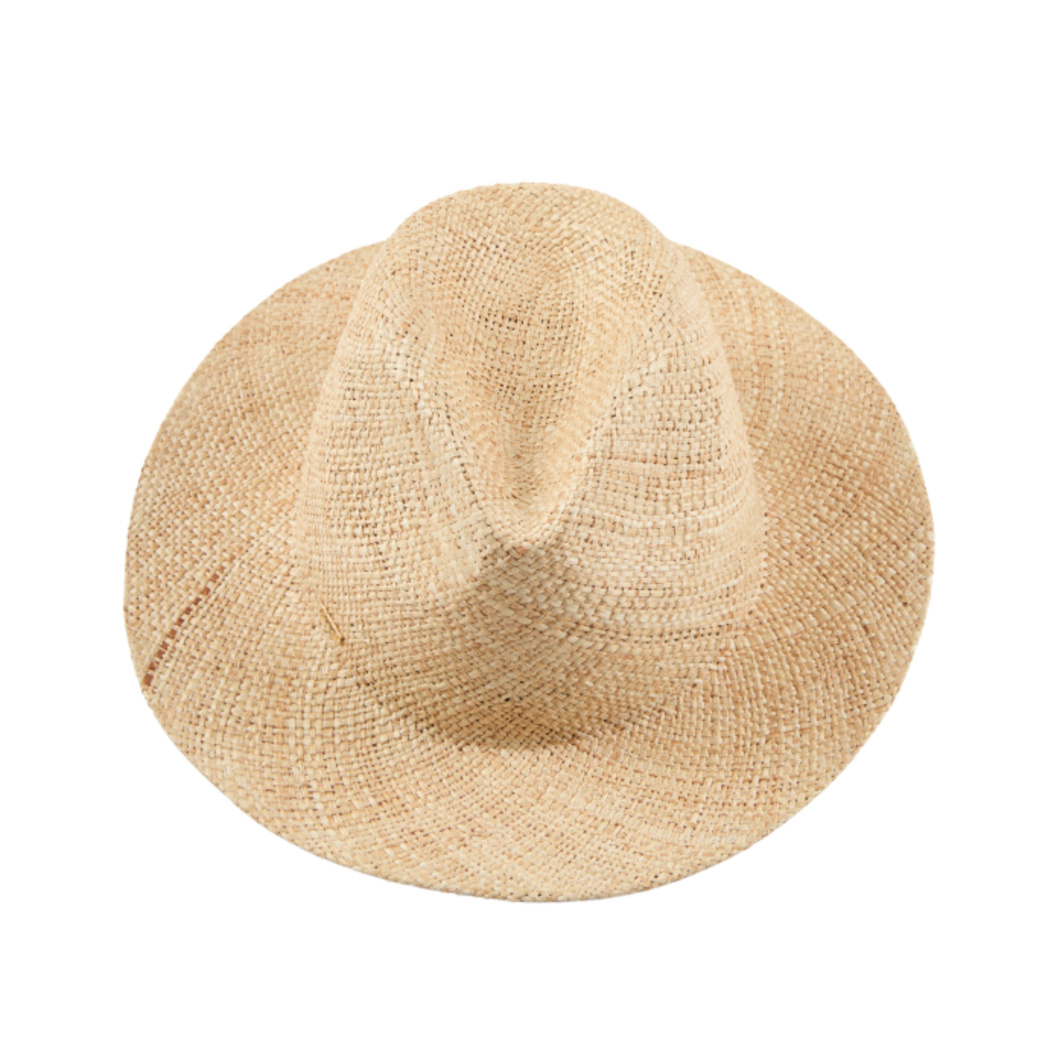 Lillian Natural Bao Fedora Hat for Women - Stylish Wide Brim Sun Hat for Outdoor, Beach, and Summer Fashion