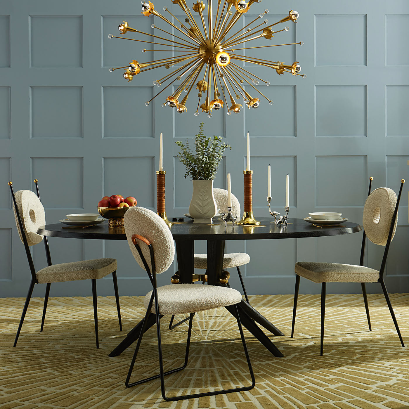 Modern Giant Sputnik Chandelier - 36 LED Lights, Gold Metal Finish, Ceiling Lighting Fixture for Living Room, Dining Room, Bedroom | Perfect for Home Decor, Wedding Venues & Luxury Spaces