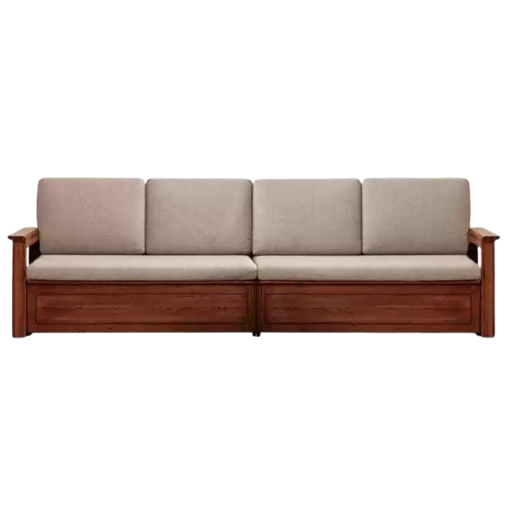 Solid Oak Wood Storage Box for Sofa - Organize Living Room, Bedroom, or Office with Stylish Wooden Storage Solution