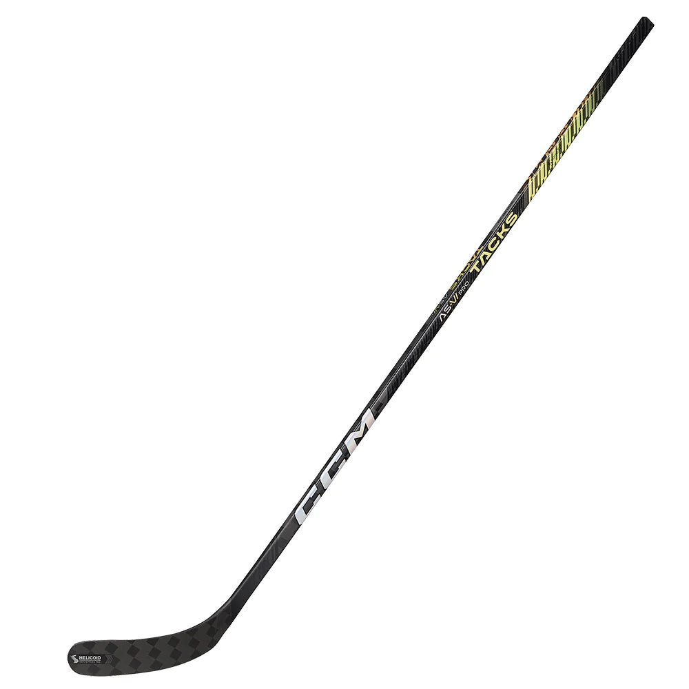 CCM Tacks AS6 Pro Junior Hockey Stick - Lightweight Composite Hockey Stick for Youth Players - Perfect for Practice, Training & Games
