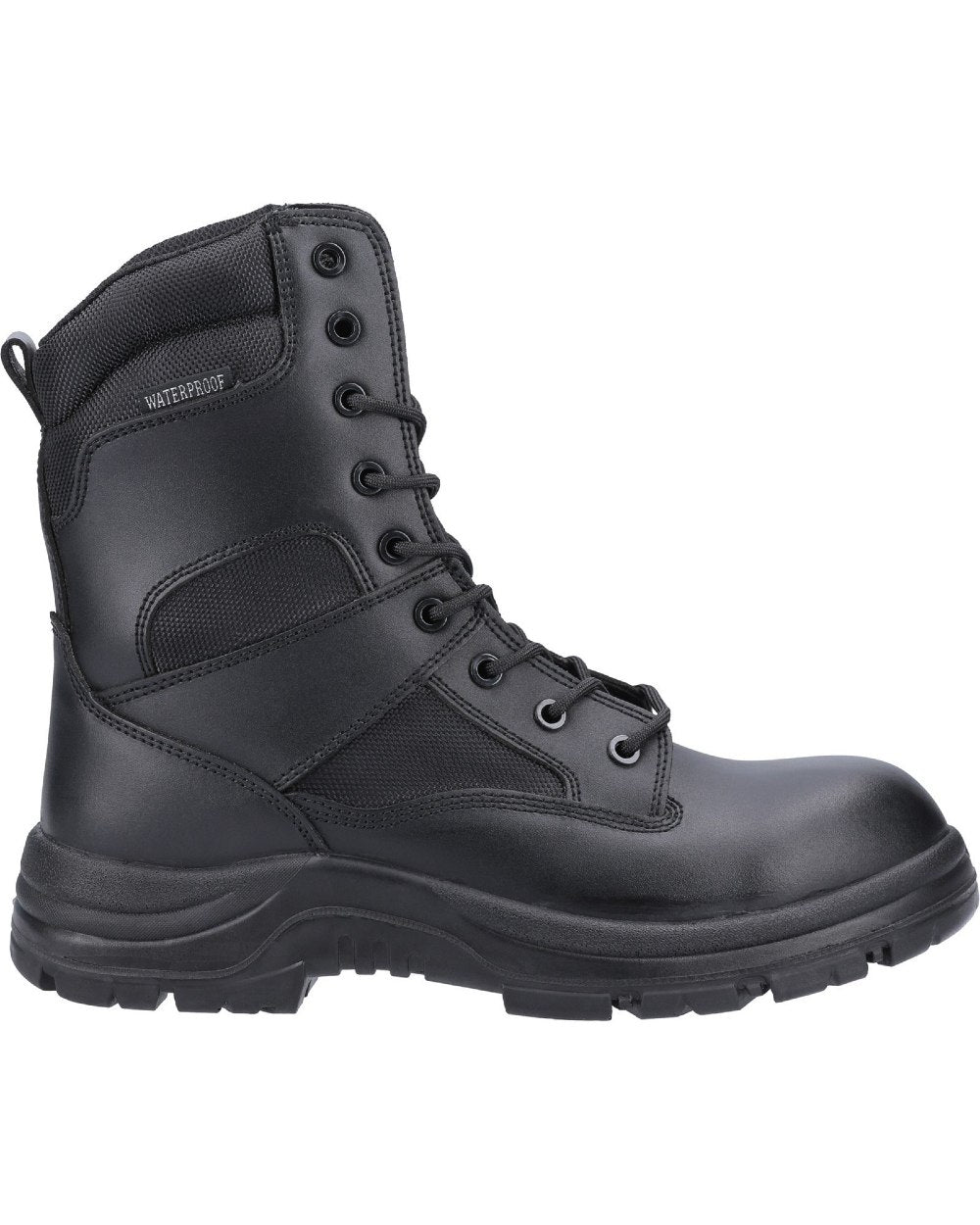 Amblers Safety Combat Hi Leg Waterproof Boots - Tactical Military Work Boots for Men - Slip Resistant & Durable for Outdoor, Hiking, Construction & Work Safety
