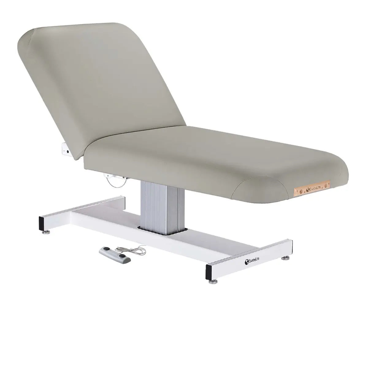 Earthlite Everest Pedestal Electric Lift Massage Table - Professional Adjustable Height Treatment Bed for Chiropractic, Spa & Physical Therapy - Perfect for Clinics, Wellness Centers & Home Use