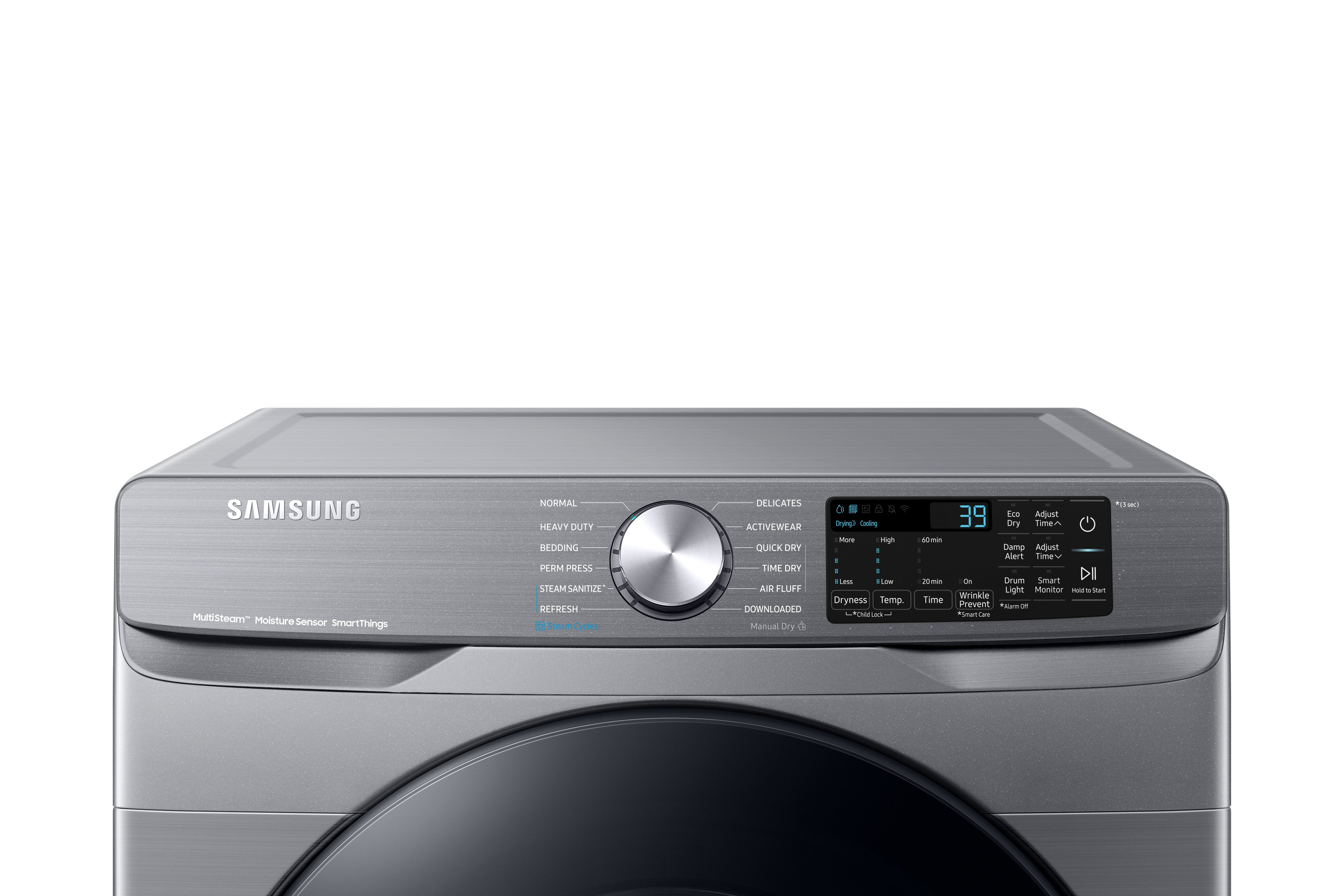 Samsung Platinum Smart Gas Dryer with Steam Clean, 7.5 cu. ft. Capacity - DVG45B6305P/AC | Energy Efficient Laundry Appliance for Large Families & Heavy Loads