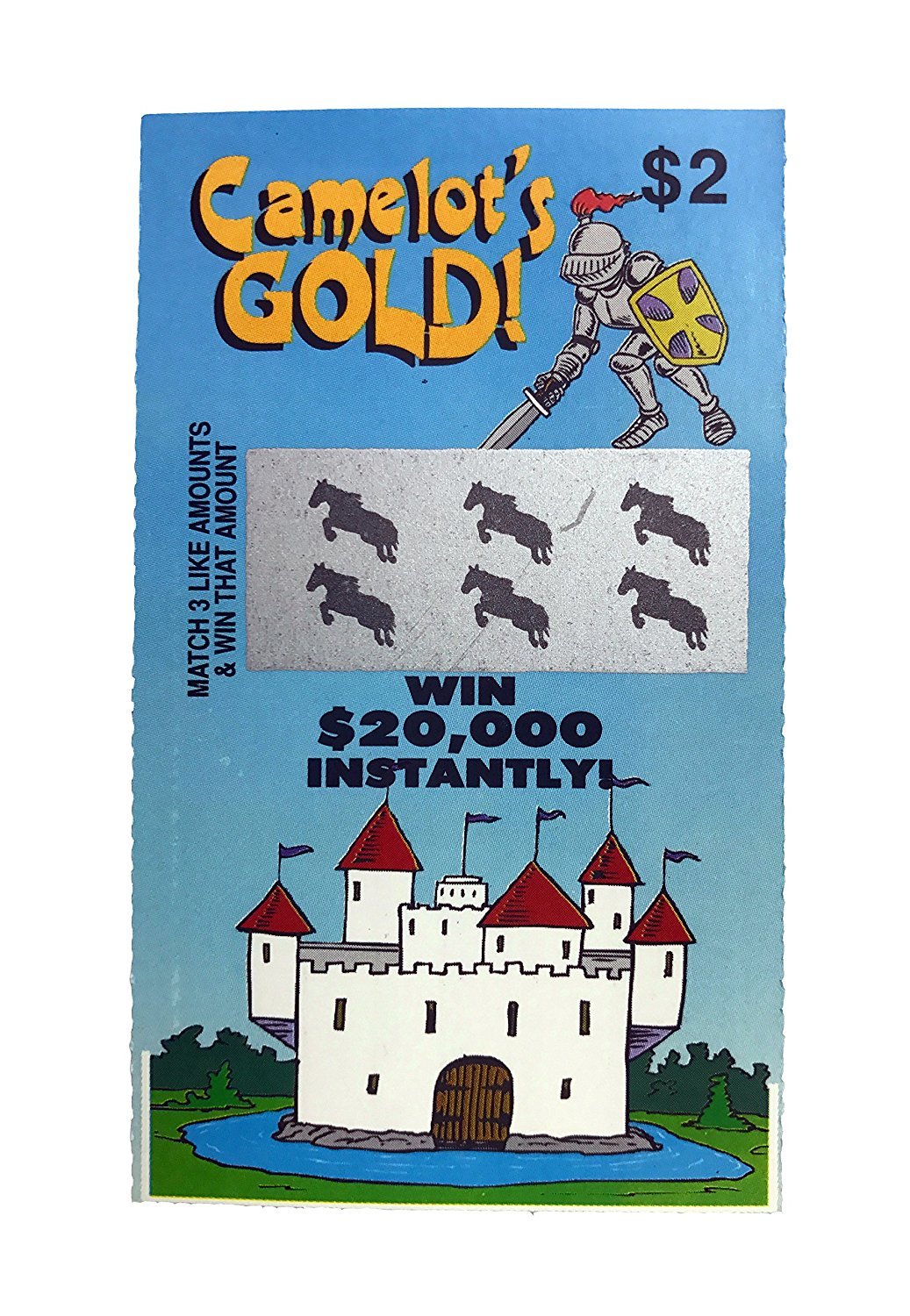 1000 Fake Lottery Tickets - Scratch Off Prank Cards - Fun Gag Gifts for Parties & Jokes - Perfect for Pranks, Birthday Gifts & Office Humor