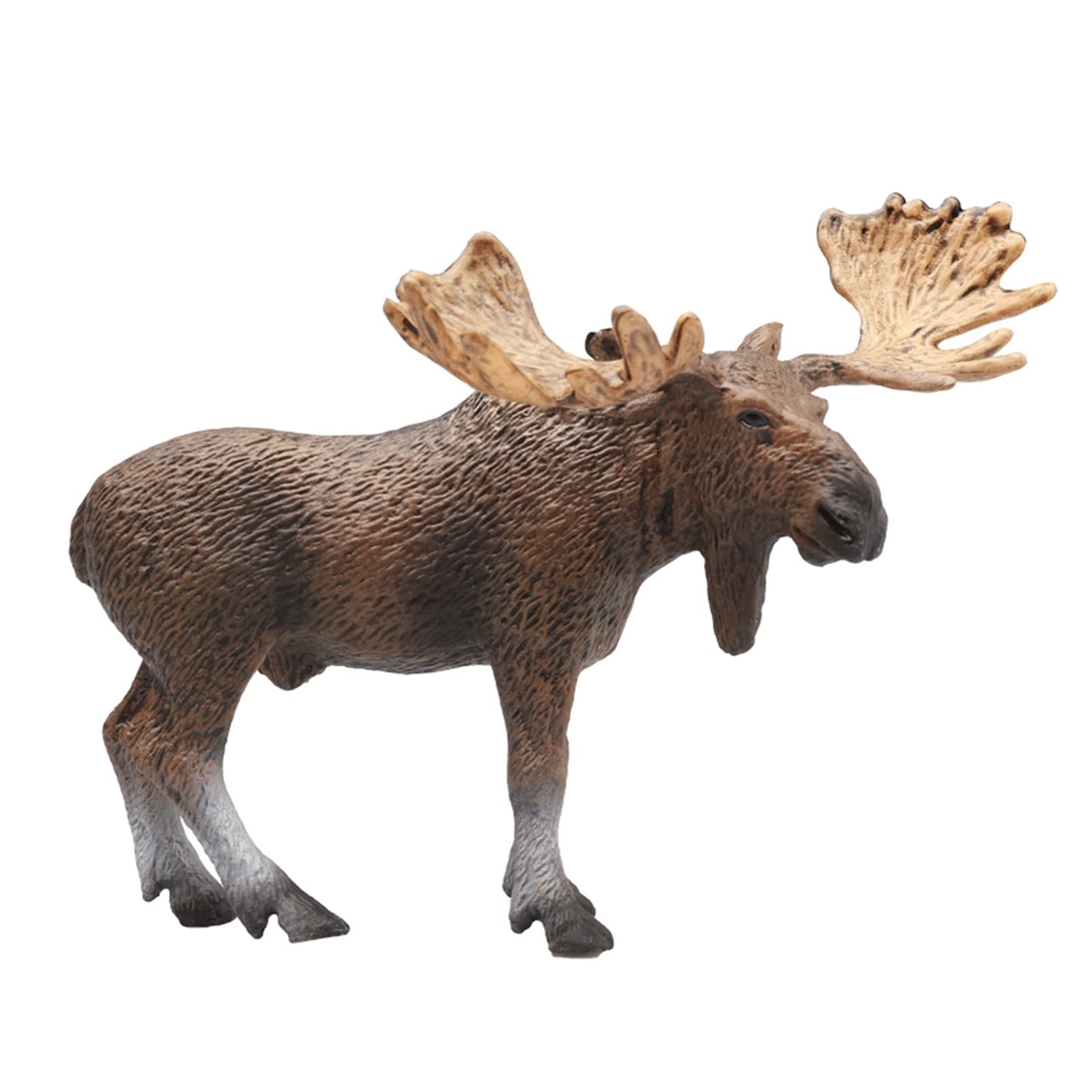 BELLAALONG Realistic PVC Elk Animal Figure - Jungle Wildlife Decor for Home, Creative Room Decoration & Kids Educational Toys | Perfect for Nursery, Playroom & Themed Party Decorations