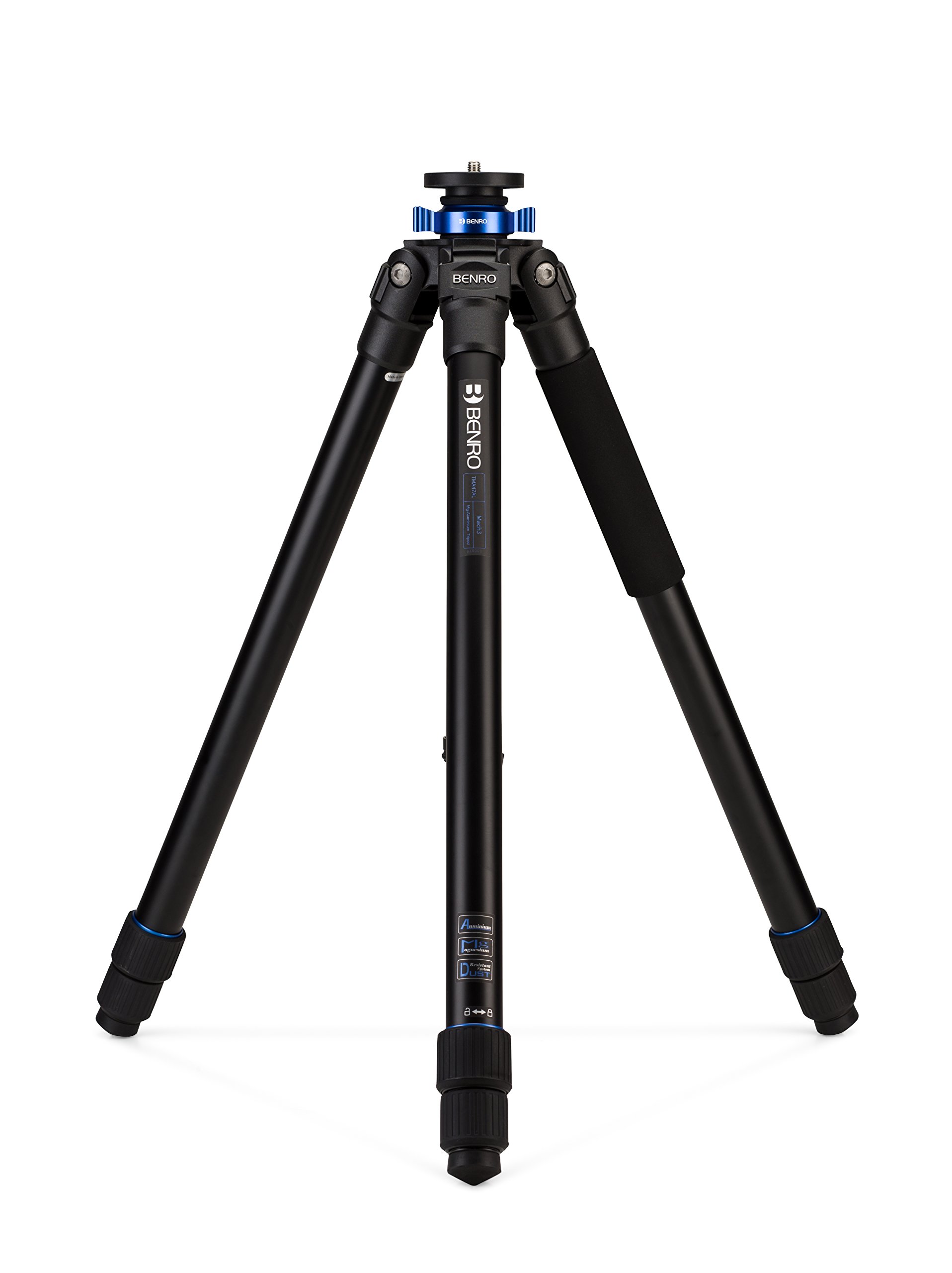 Benro TMA47AL Long Mach3 4-Series Aluminum Tripod - Professional Camera Tripod for DSLR, Mirrorless & Video Cameras - Perfect for Travel, Photography & Videography