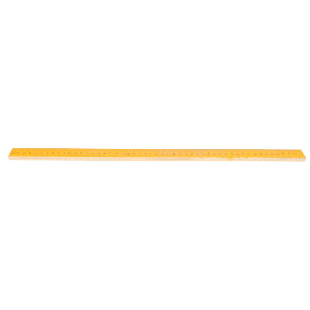 50cm Wooden Ruler for Students - School Stationery Supplies & Measuring Tool - Perfect for Classroom, Office, and DIY Craft Projects