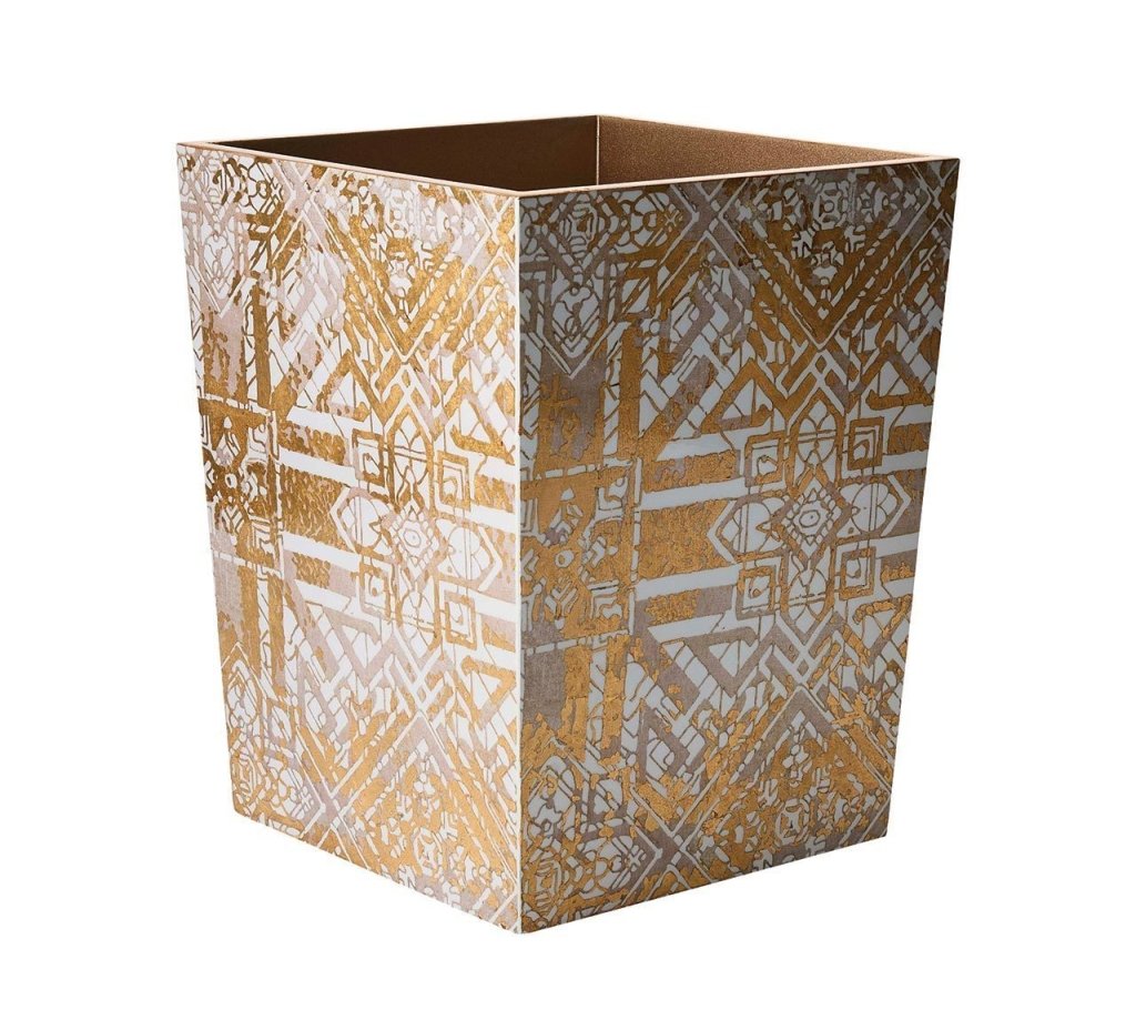 Vintage Distressed Waste Basket - Rustic Metal Trash Can for Home, Office & Outdoor Use | Perfect for Farmhouse, Industrial & Boho Decor
