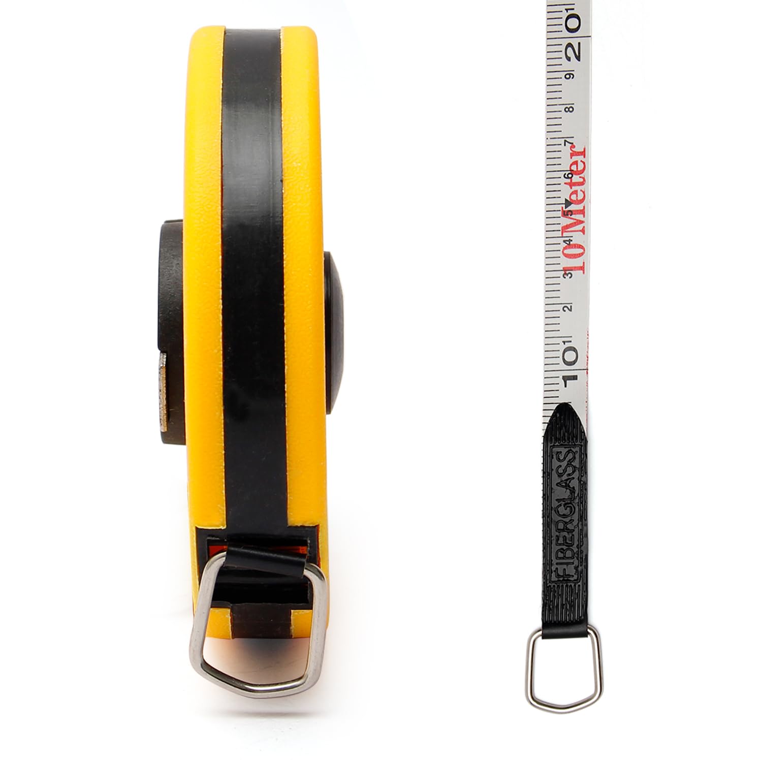 10M Fiberglass Tape Measure - Double Side Metric for DIY & Construction