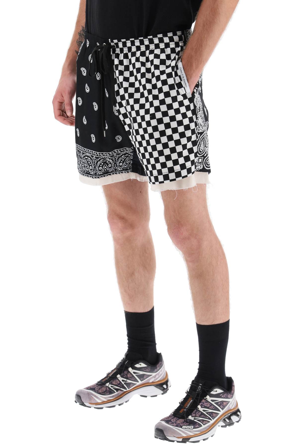 Children of the Discordance Patchwork Bandana Shorts - Stylish Streetwear for Men | Perfect for Summer Outfits & Urban Fashion