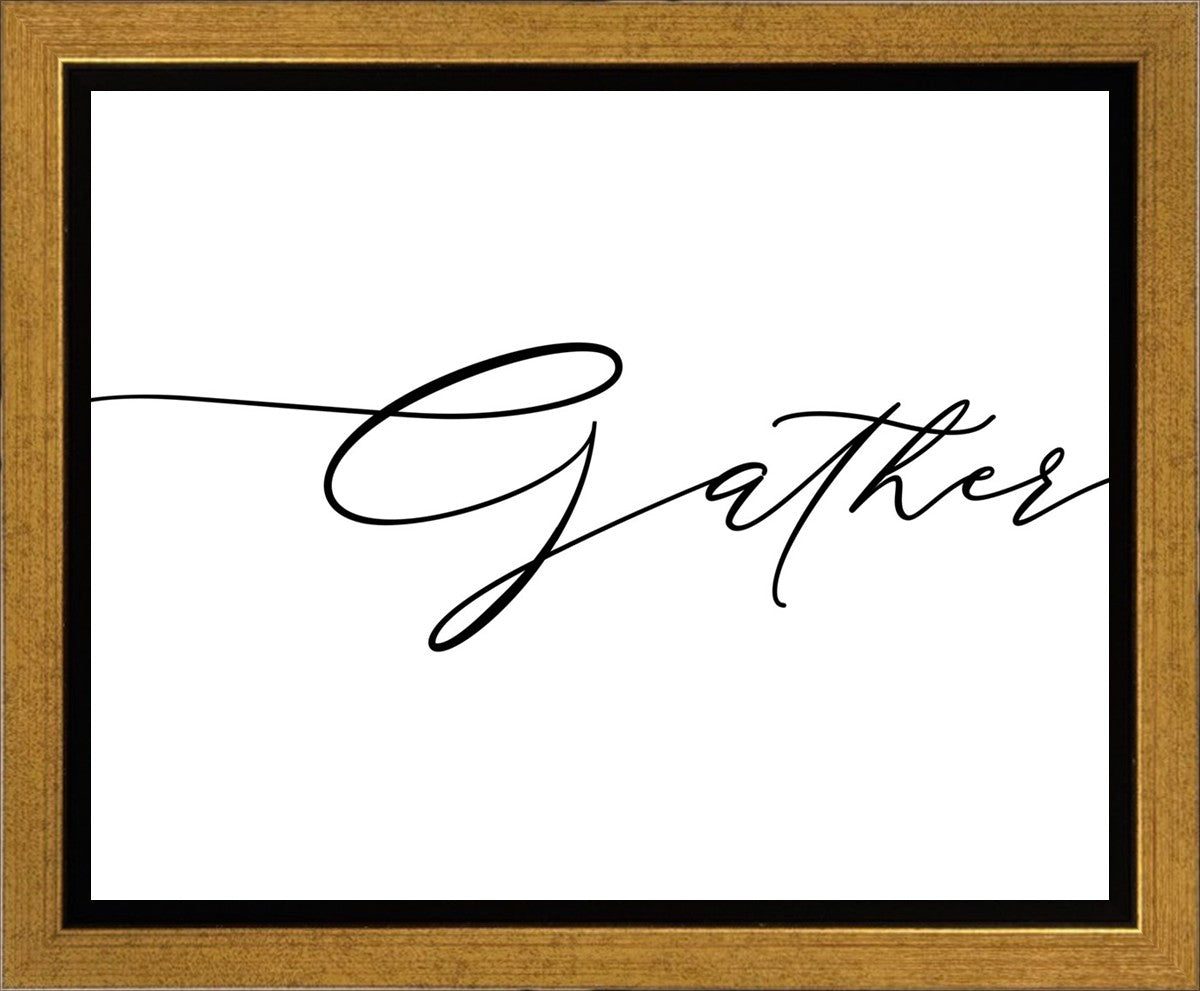 Premium Gather Gallery Wrap Canvas - High-Quality Stretched Canvas for Wall Art & Home Decor - Perfect for Living Room, Bedroom & Office Decorations