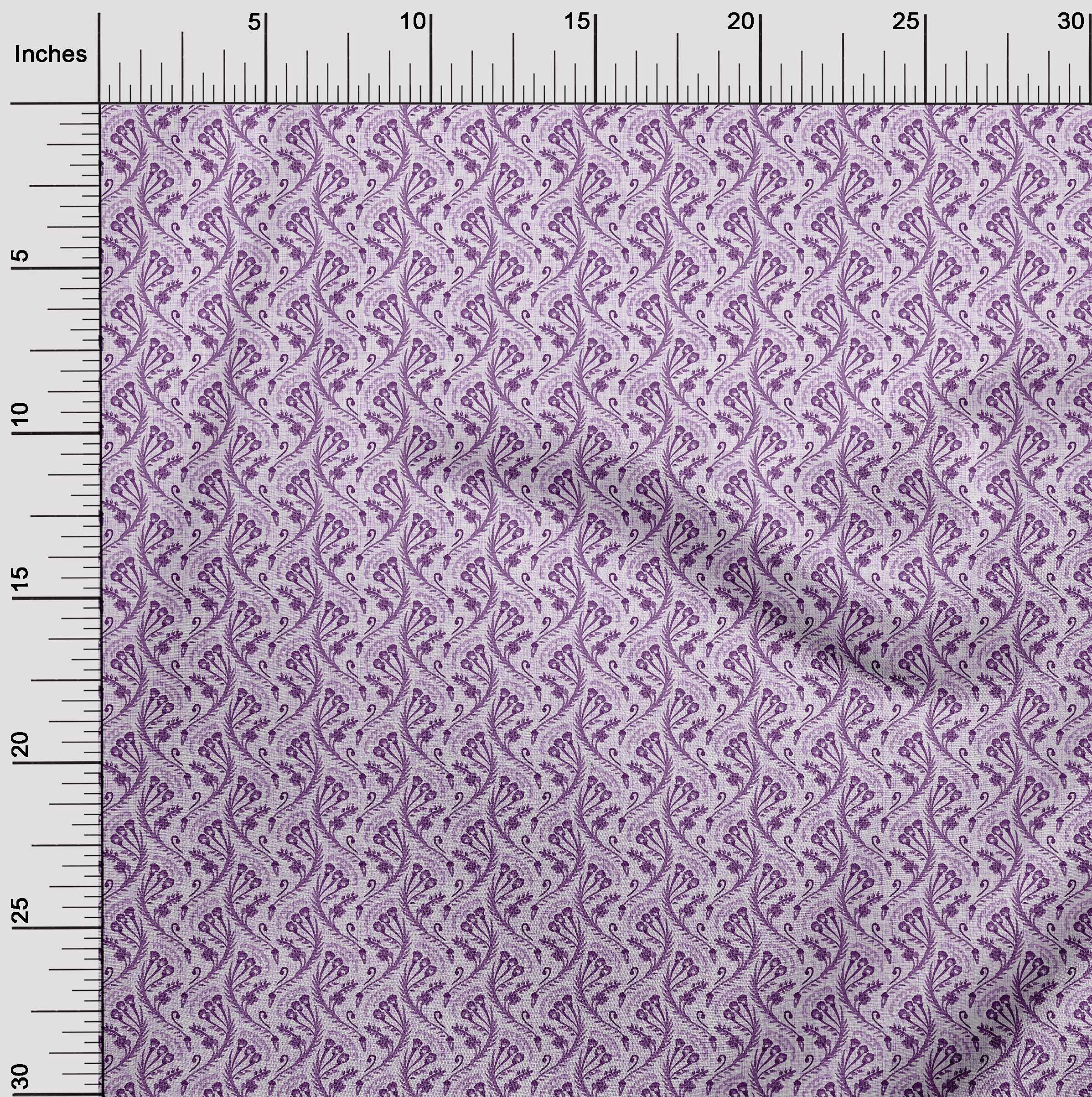 oneOone Cotton Jersey Light Violet Fabric Block - 58 Inch Wide Printed DIY Sewing Fabric by The Yard | Perfect for Clothing, Quilting & Home Decor Projects