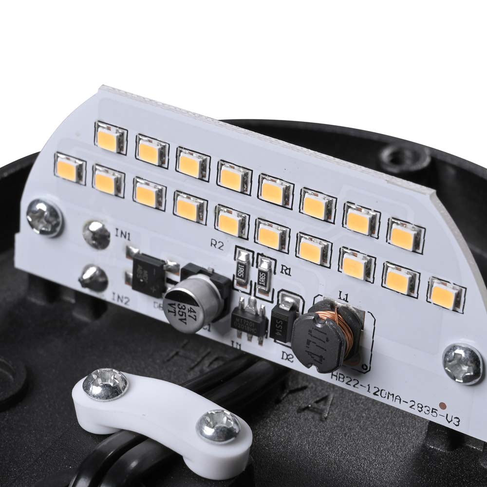 TheLAShop 12-Pack LED Step Deck Lights - Warm White, 12-24V AC/DC - Perfect for Trucks, Trailers & RV Steps