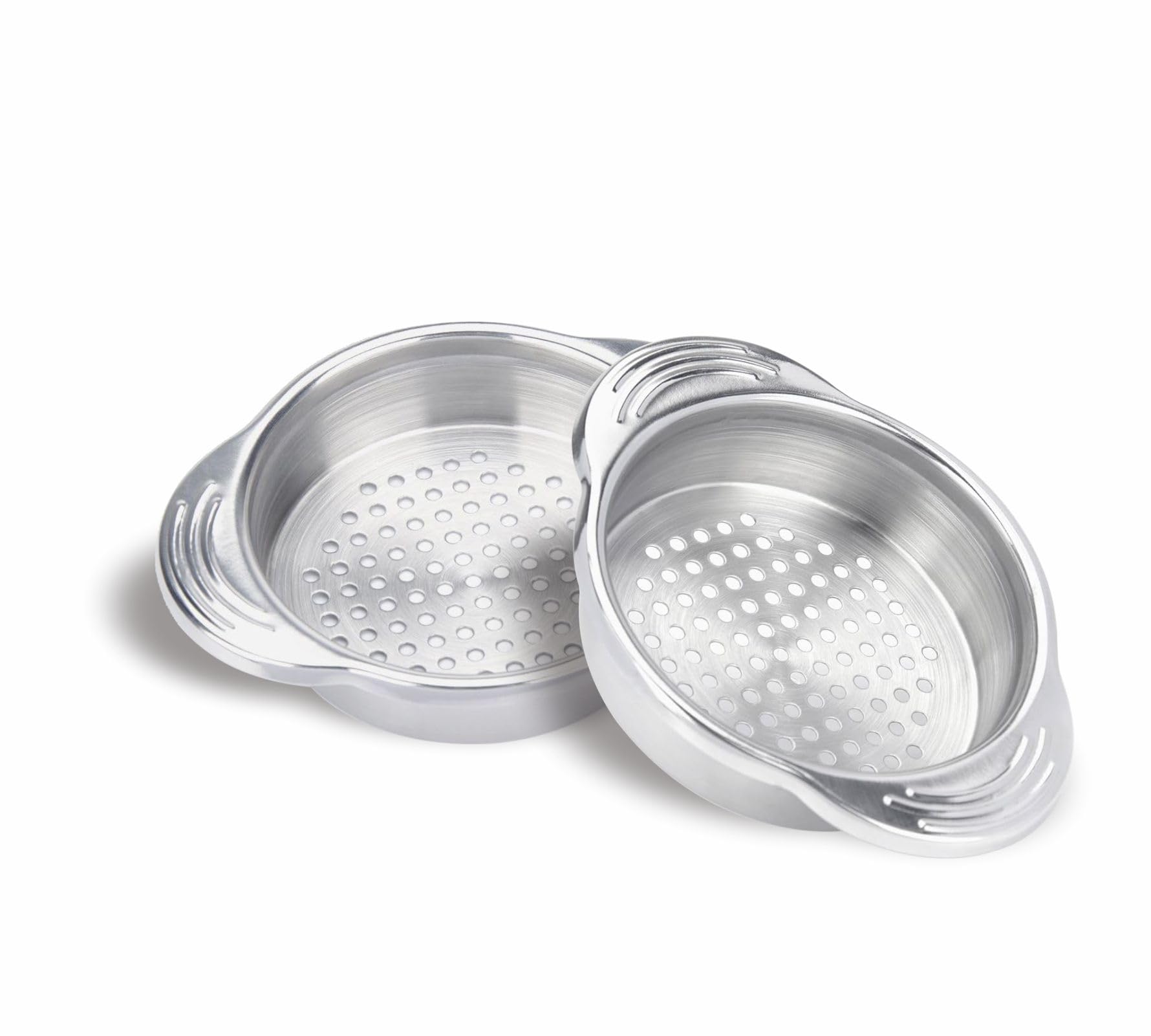 Premium Tuna Can Strainer & Food Colander Set - 2-Piece Eco-Friendly, Food-Grade Stainless Steel Strainer for Easy Draining - Perfect for Canned Tuna, Vegetables, Fruits & Meal Prep