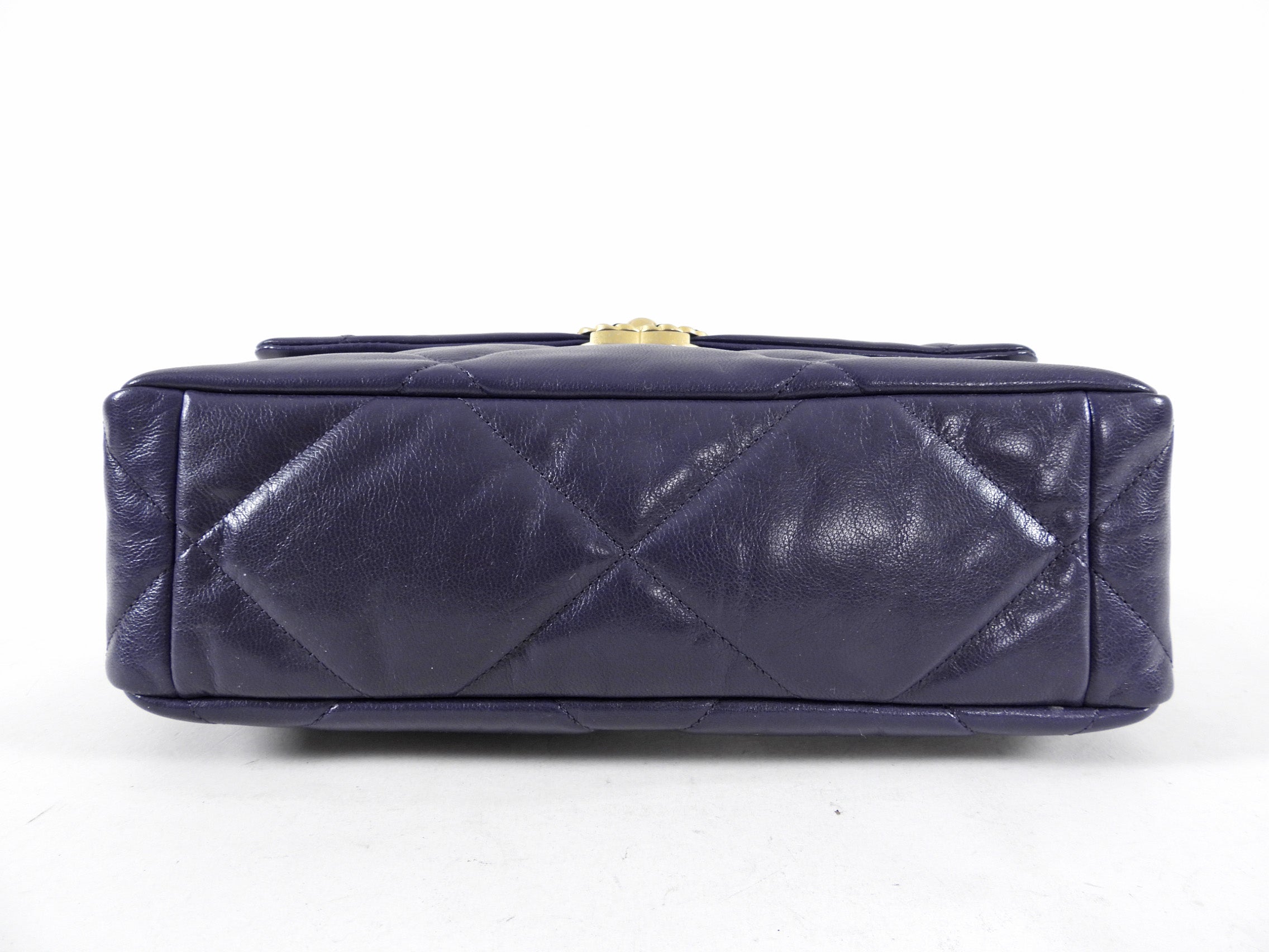 Chanel 19 Large Purple Quilted Leather Flap Bag - Luxury Designer Handbag for Women, Evening Parties & Special Occasions