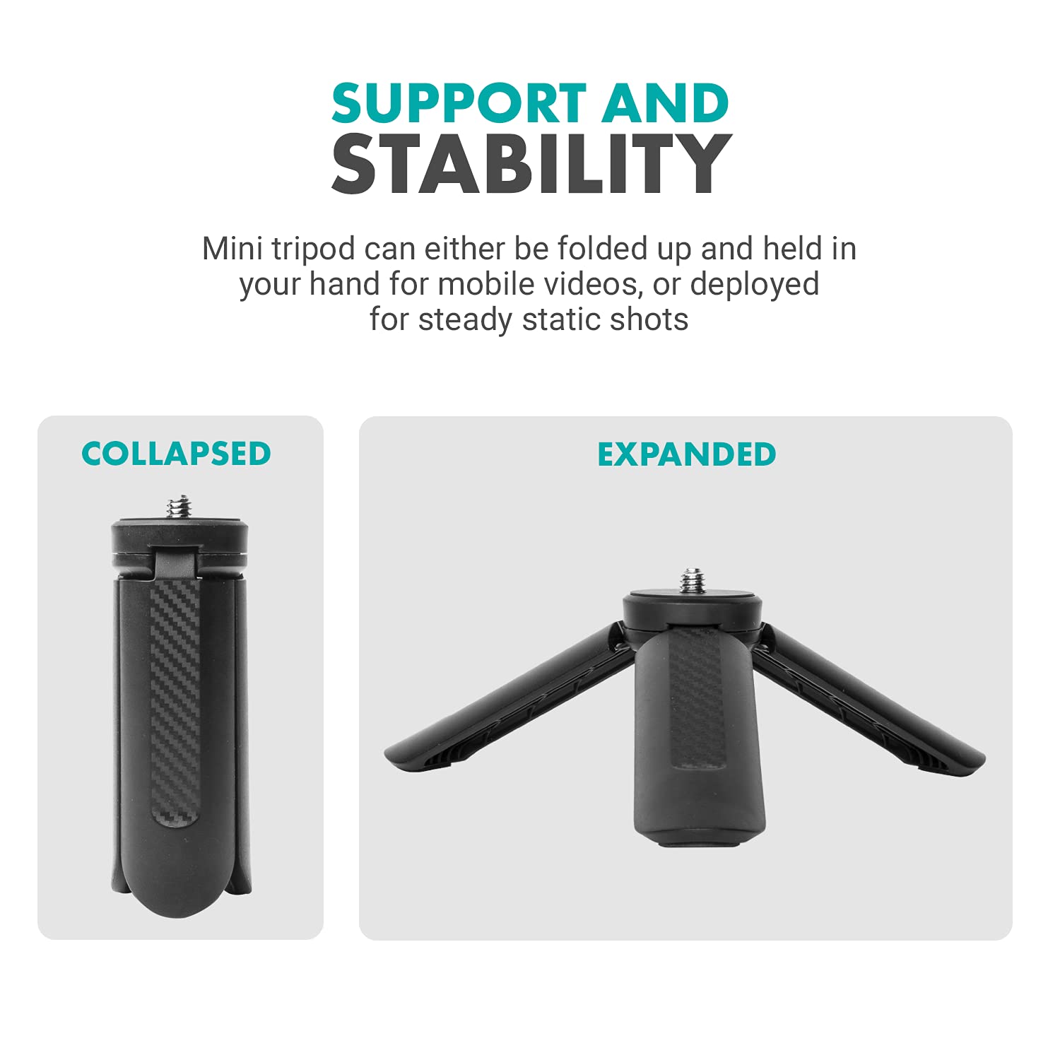 MOVO Wireless Lavalier Microphone Kit for Smartphones - 48-Channel UHF Wireless Mic System with Receiver, Tripod Stand & Bodypack Lapel Mic - Perfect for Vlogging, Live Streaming, Interviews & Podcasting