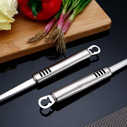 Premium 8-Piece Stainless Steel Kitchen Utensil Set - Cooking & Serving Spoons for Baking, Stirring, and Serving - Ideal for Home Chefs & Professional Kitchens