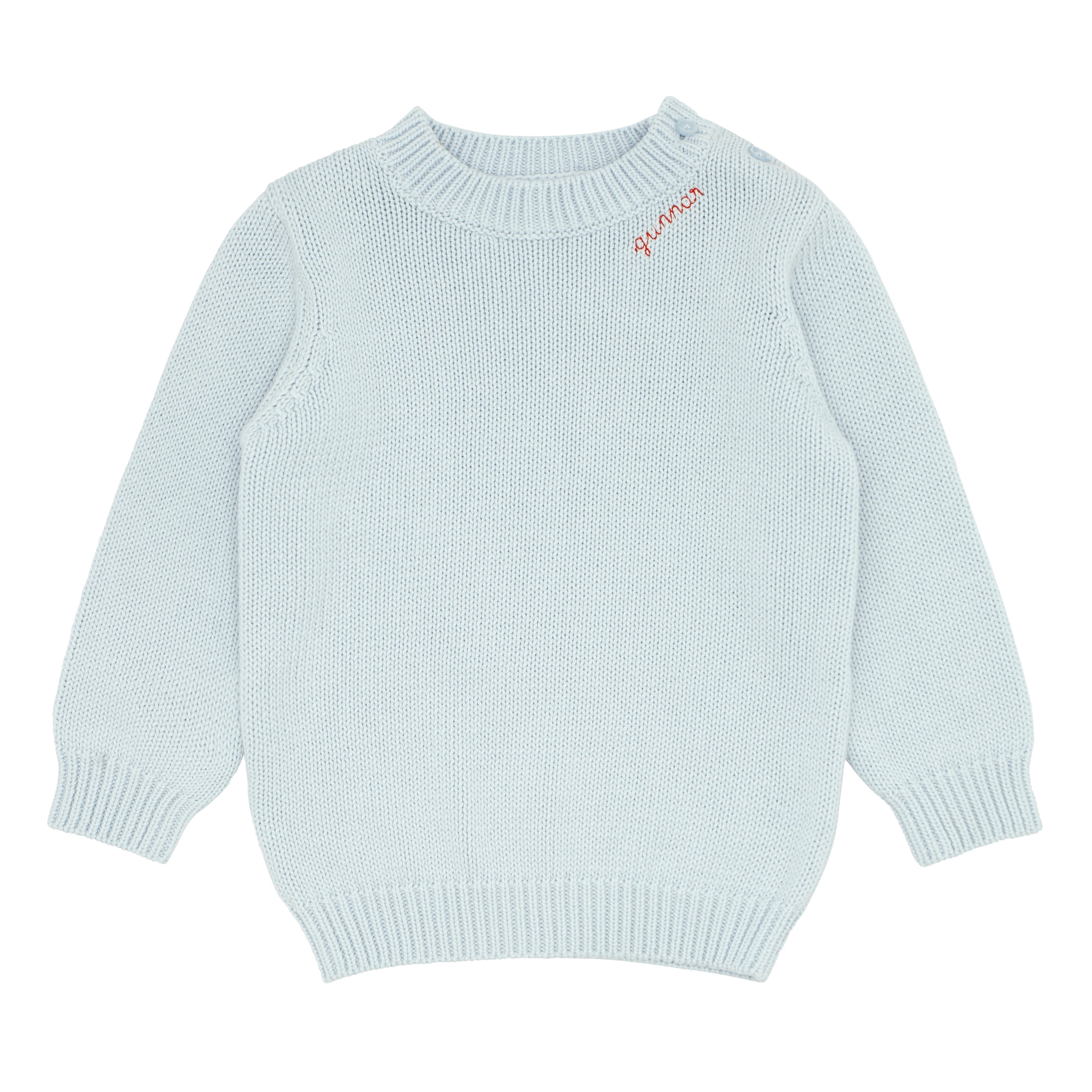 Unisex Light Blue Knit Sweater - Soft & Comfortable Pullover for Men & Women - Perfect for Casual Wear, Fall & Winter Outfits