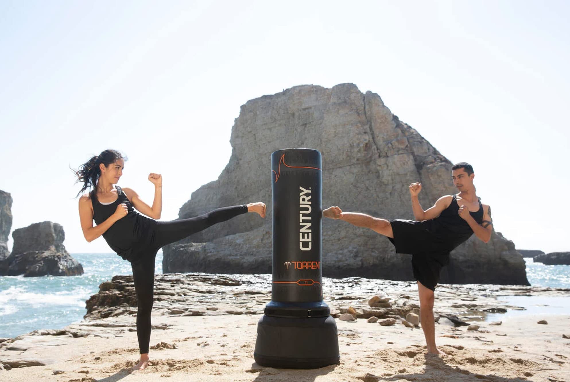 Century Torrent Training Bag - Heavy Duty Freestanding Punching Bag for Boxing, MMA, Kickboxing & Cardio Workouts | Perfect for Home Gym, Martial Arts Training & Fitness Enthusiasts | Men & Women