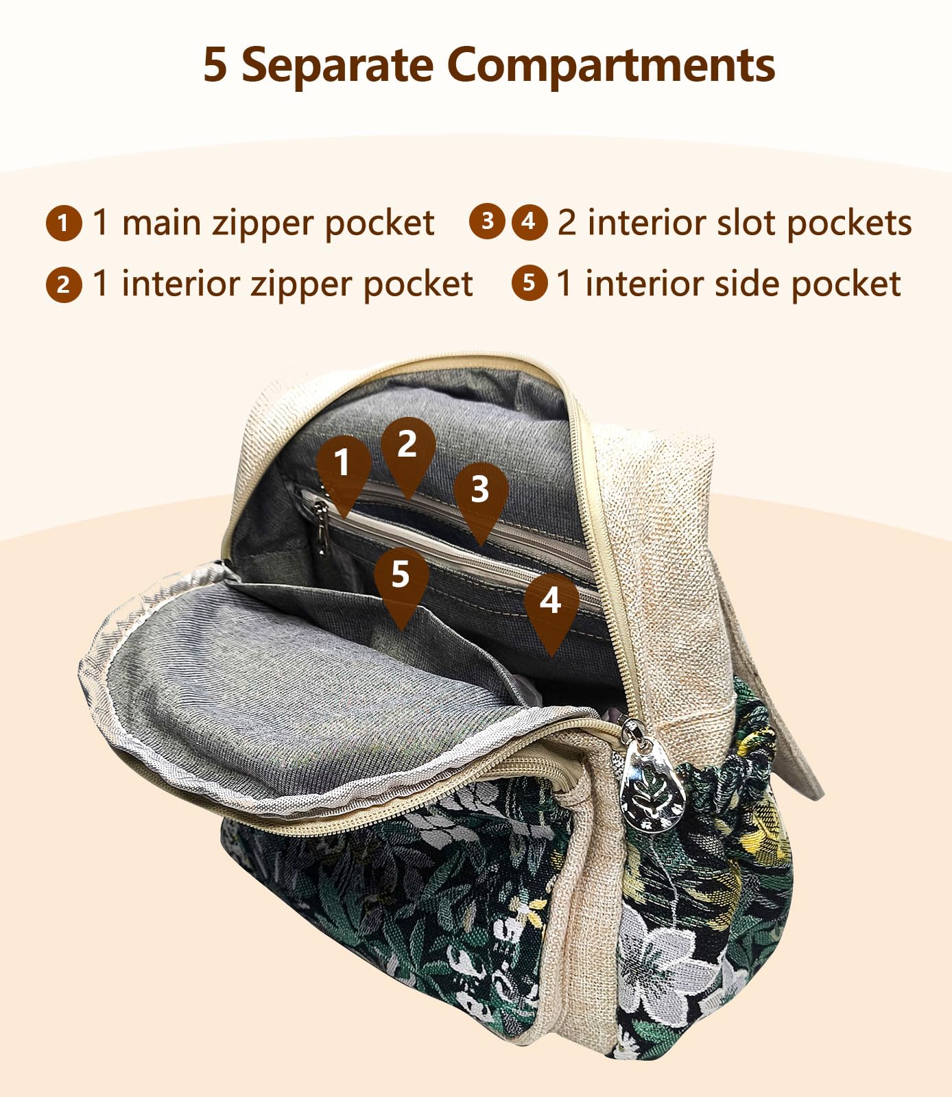 Stylish Cotton Small Backpack Purse - Hand Knitted Mini Chest Bag for Women | Perfect for Travel, Shopping & Everyday Use