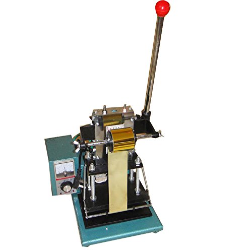 TechTongda 4.5x7 Inch Hot Gold Foil Embossing Machine for Leather, Paper, Fabric - Perfect for Logo Stamping, Branding & DIY Crafts